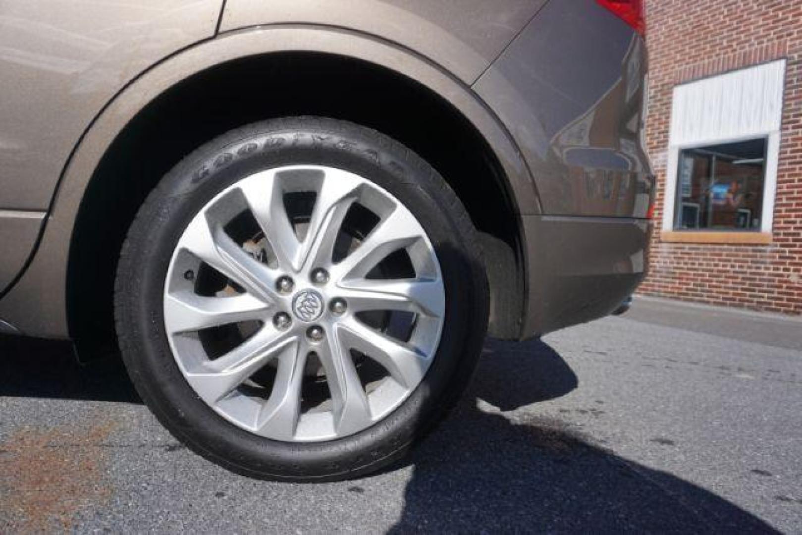 2016 Bronze Alloy Metallic /Light Neutral w/Ebony Interior Accents, leather Buick Envision Premium II AWD (LRBFXFSX0GD) with an 2.0L L4 DOHC 24V TURBO engine, 6-Speed Automatic transmission, located at 312 Centre Ave, Schuylkill Haven, PA, 17972, (570) 593-5278, 40.638130, -76.177383 - ADAPTIVE CRUISE CONTROL - Photo#12