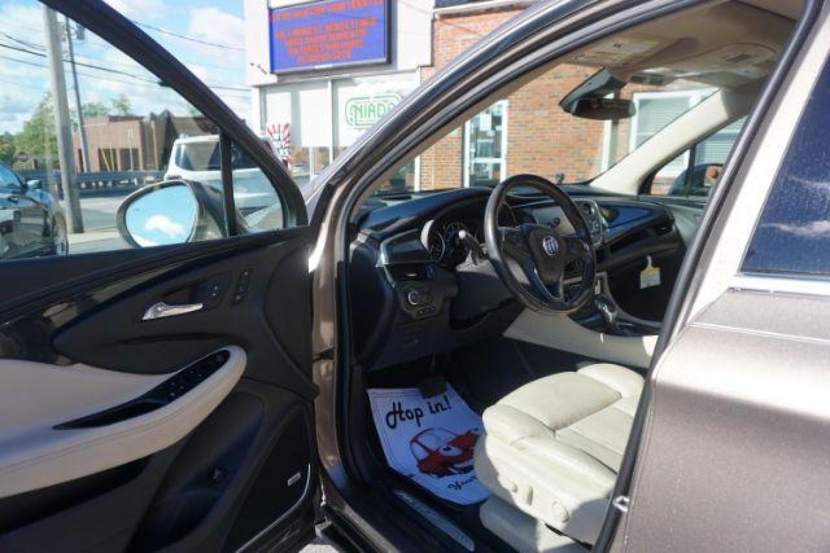 2016 Bronze Alloy Metallic /Light Neutral w/Ebony Interior Accents, leather Buick Envision Premium II AWD (LRBFXFSX0GD) with an 2.0L L4 DOHC 24V TURBO engine, 6-Speed Automatic transmission, located at 312 Centre Ave, Schuylkill Haven, PA, 17972, (570) 593-5278, 40.638130, -76.177383 - ADAPTIVE CRUISE CONTROL - Photo#17