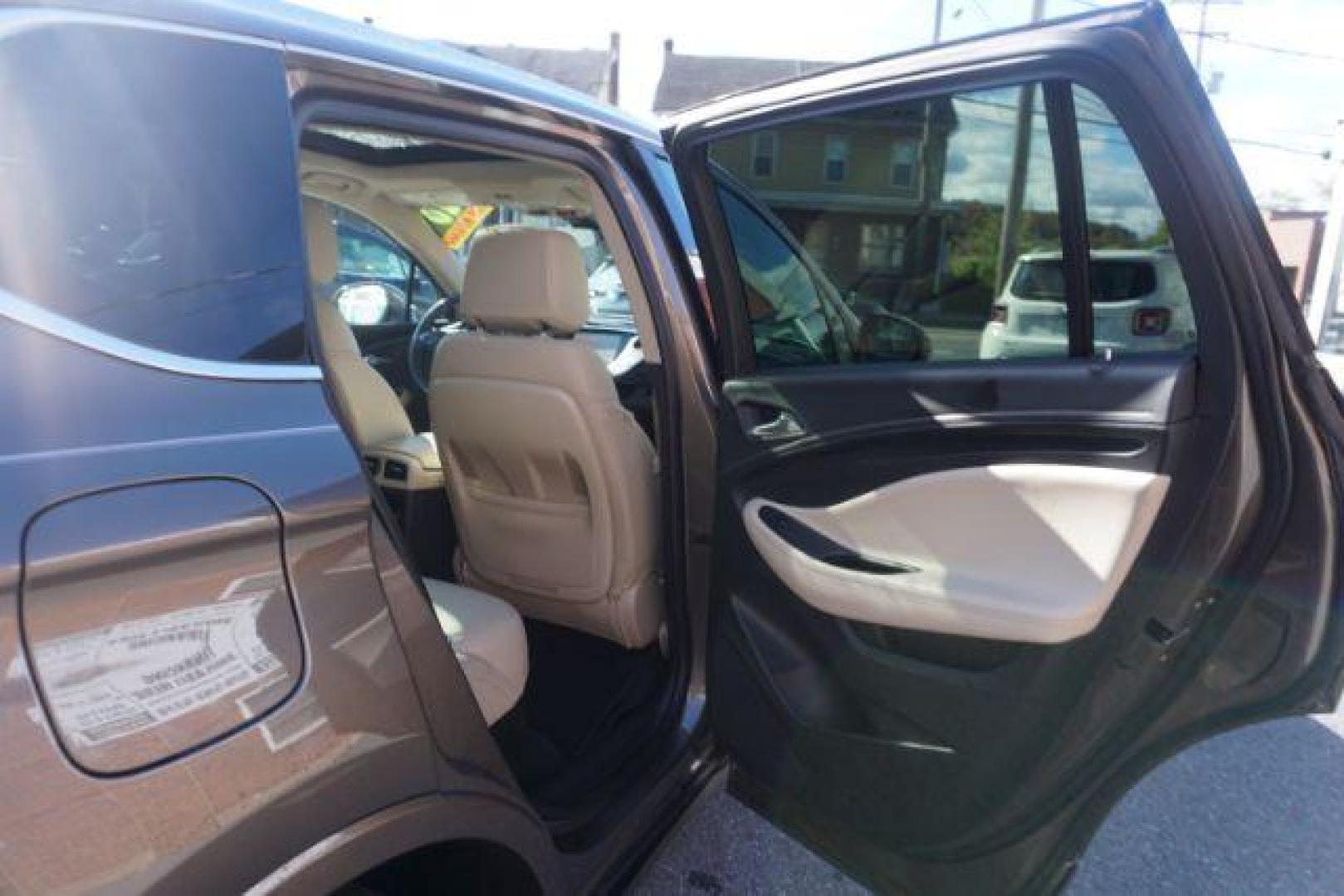 2016 Bronze Alloy Metallic /Light Neutral w/Ebony Interior Accents, leather Buick Envision Premium II AWD (LRBFXFSX0GD) with an 2.0L L4 DOHC 24V TURBO engine, 6-Speed Automatic transmission, located at 312 Centre Ave, Schuylkill Haven, PA, 17972, (570) 593-5278, 40.638130, -76.177383 - ADAPTIVE CRUISE CONTROL - Photo#45