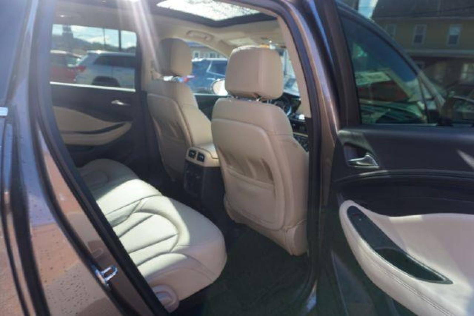 2016 Bronze Alloy Metallic /Light Neutral w/Ebony Interior Accents, leather Buick Envision Premium II AWD (LRBFXFSX0GD) with an 2.0L L4 DOHC 24V TURBO engine, 6-Speed Automatic transmission, located at 312 Centre Ave, Schuylkill Haven, PA, 17972, (570) 593-5278, 40.638130, -76.177383 - ADAPTIVE CRUISE CONTROL - Photo#48