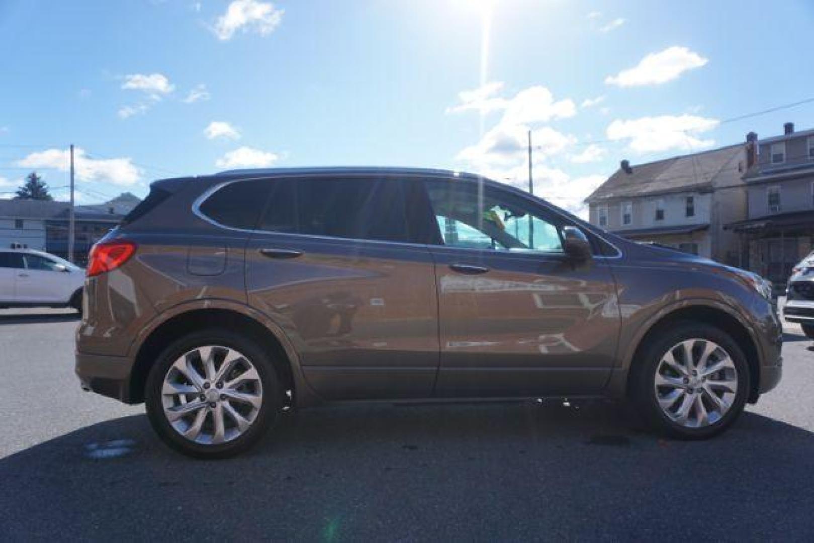 2016 Bronze Alloy Metallic /Light Neutral w/Ebony Interior Accents, leather Buick Envision Premium II AWD (LRBFXFSX0GD) with an 2.0L L4 DOHC 24V TURBO engine, 6-Speed Automatic transmission, located at 312 Centre Ave, Schuylkill Haven, PA, 17972, (570) 593-5278, 40.638130, -76.177383 - ADAPTIVE CRUISE CONTROL - Photo#8