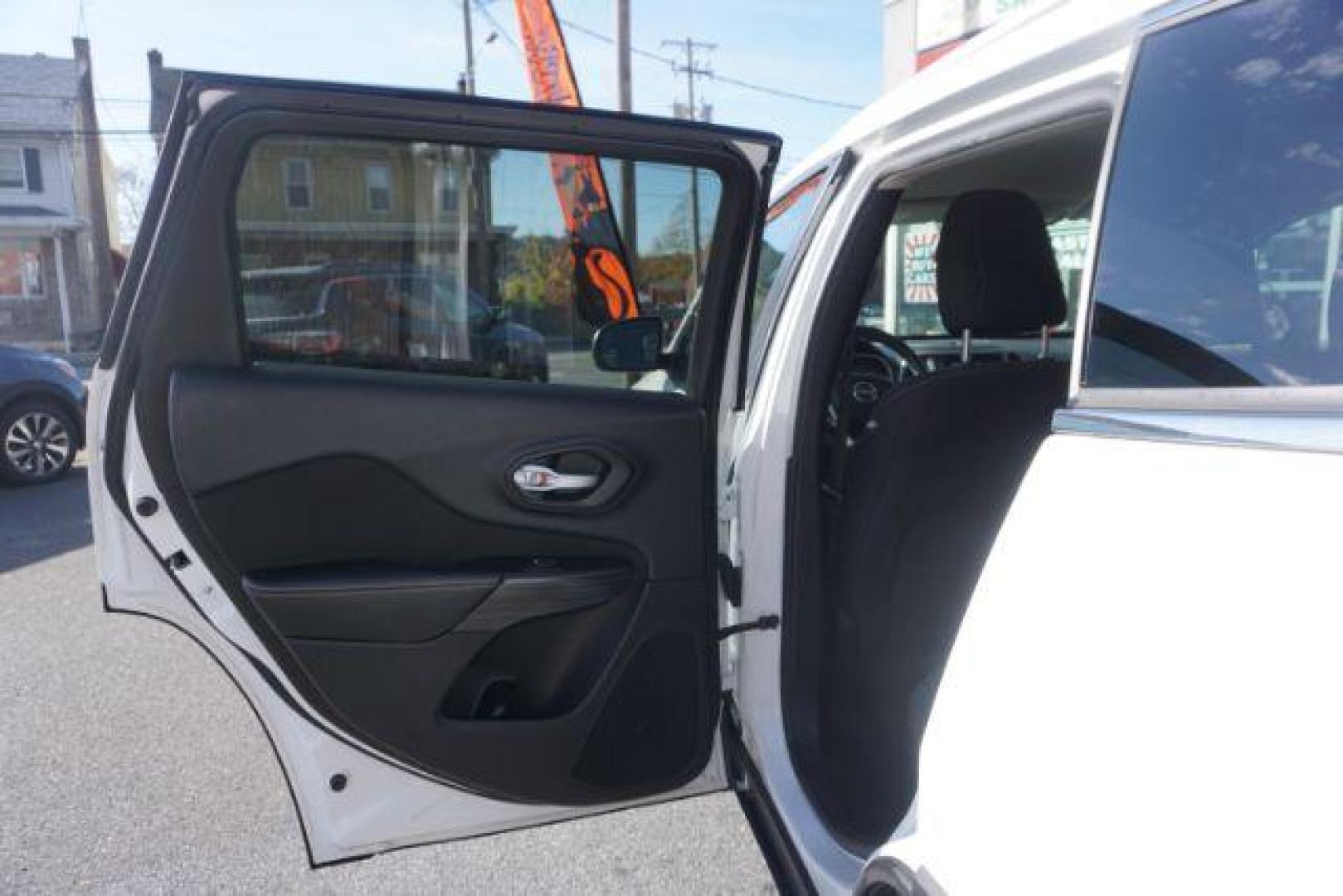 2016 Bright White Clear Coat /Black, premium cloth Jeep Cherokee Latitude 4WD (1C4PJMCS9GW) with an 3.2L V6 DOHC 24V engine, 9-Speed Automatic transmission, located at 312 Centre Ave, Schuylkill Haven, PA, 17972, (570) 593-5278, 40.638130, -76.177383 - navigation, passive keyless entry, power drivers seat - Photo#35