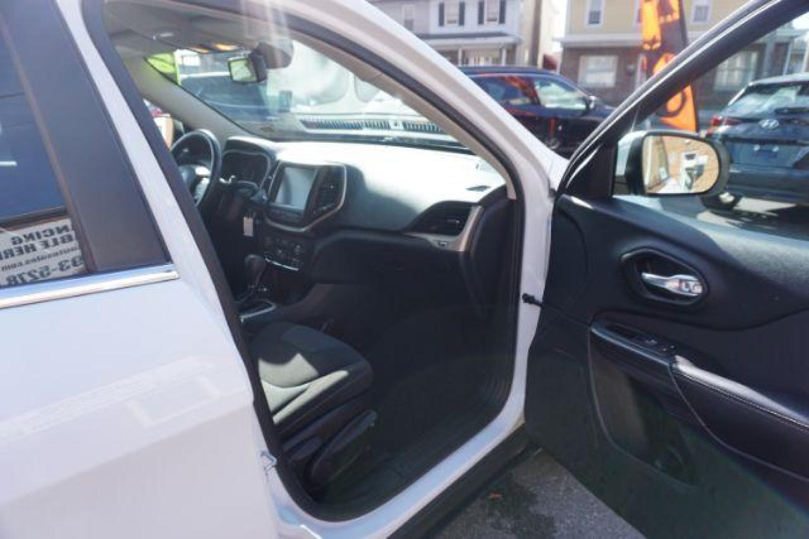 2016 Bright White Clear Coat /Black, premium cloth Jeep Cherokee Latitude 4WD (1C4PJMCS9GW) with an 3.2L V6 DOHC 24V engine, 9-Speed Automatic transmission, located at 312 Centre Ave, Schuylkill Haven, PA, 17972, (570) 593-5278, 40.638130, -76.177383 - navigation, passive keyless entry, power drivers seat - Photo#53