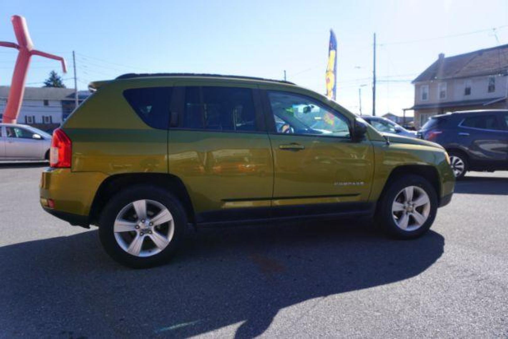 2012 Green lime Jeep Compass Latitude 4WD (1C4NJDEB9CD) with an 2.4L L4 DOHC 16V engine, Continuously Variable Transmission transmission, located at 312 Centre Ave, Schuylkill Haven, PA, 17972, (570) 593-5278, 40.638130, -76.177383 - Photo#10