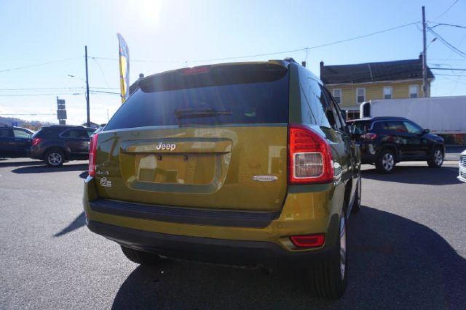 2012 Green lime Jeep Compass Latitude 4WD (1C4NJDEB9CD) with an 2.4L L4 DOHC 16V engine, Continuously Variable Transmission transmission, located at 312 Centre Ave, Schuylkill Haven, PA, 17972, (570) 593-5278, 40.638130, -76.177383 - Photo#12