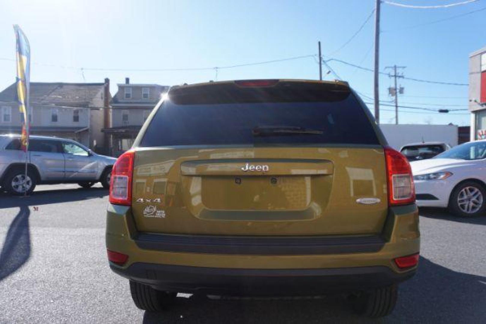 2012 Green lime Jeep Compass Latitude 4WD (1C4NJDEB9CD) with an 2.4L L4 DOHC 16V engine, Continuously Variable Transmission transmission, located at 312 Centre Ave, Schuylkill Haven, PA, 17972, (570) 593-5278, 40.638130, -76.177383 - Photo#13