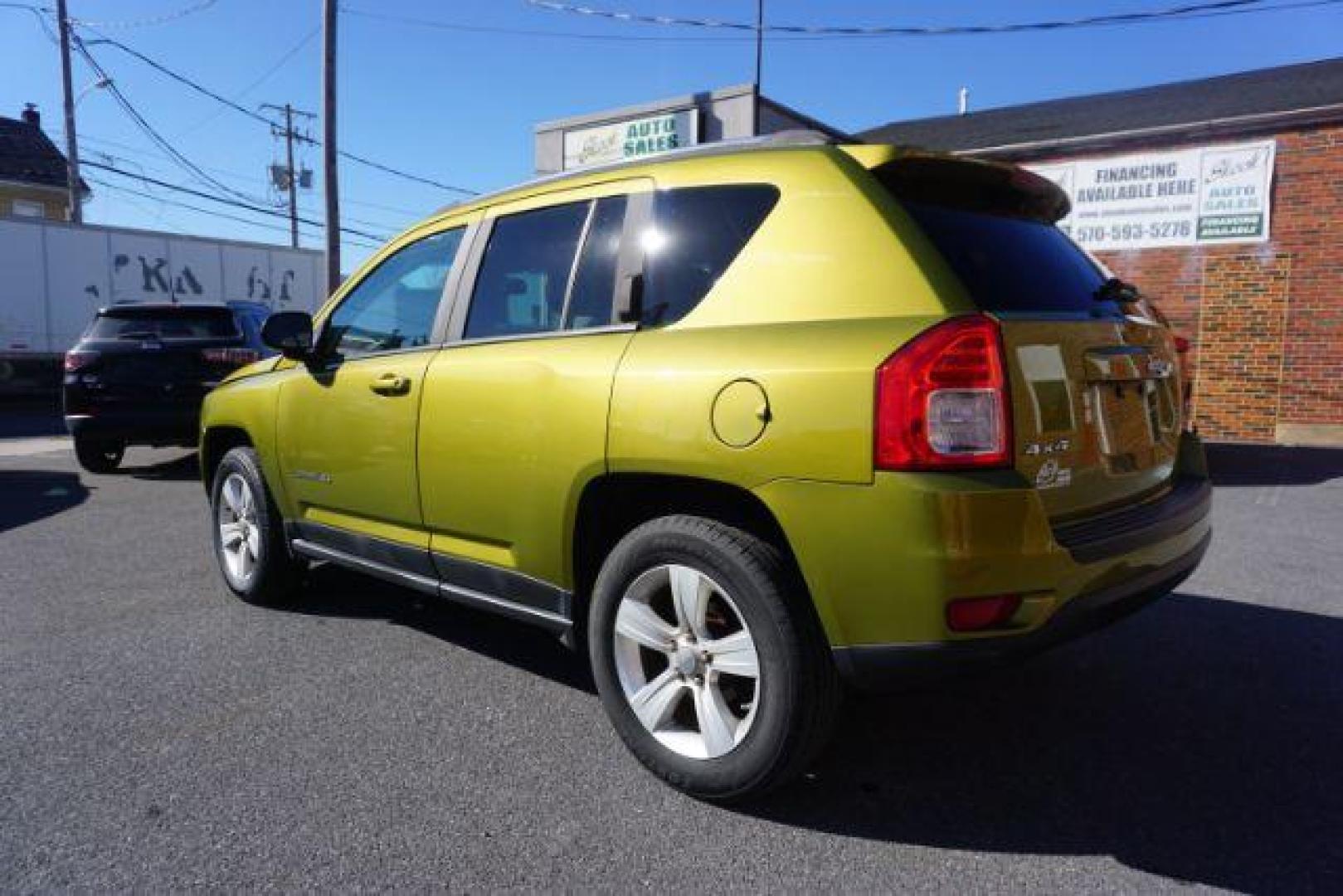 2012 Green lime Jeep Compass Latitude 4WD (1C4NJDEB9CD) with an 2.4L L4 DOHC 16V engine, Continuously Variable Transmission transmission, located at 312 Centre Ave, Schuylkill Haven, PA, 17972, (570) 593-5278, 40.638130, -76.177383 - Photo#15