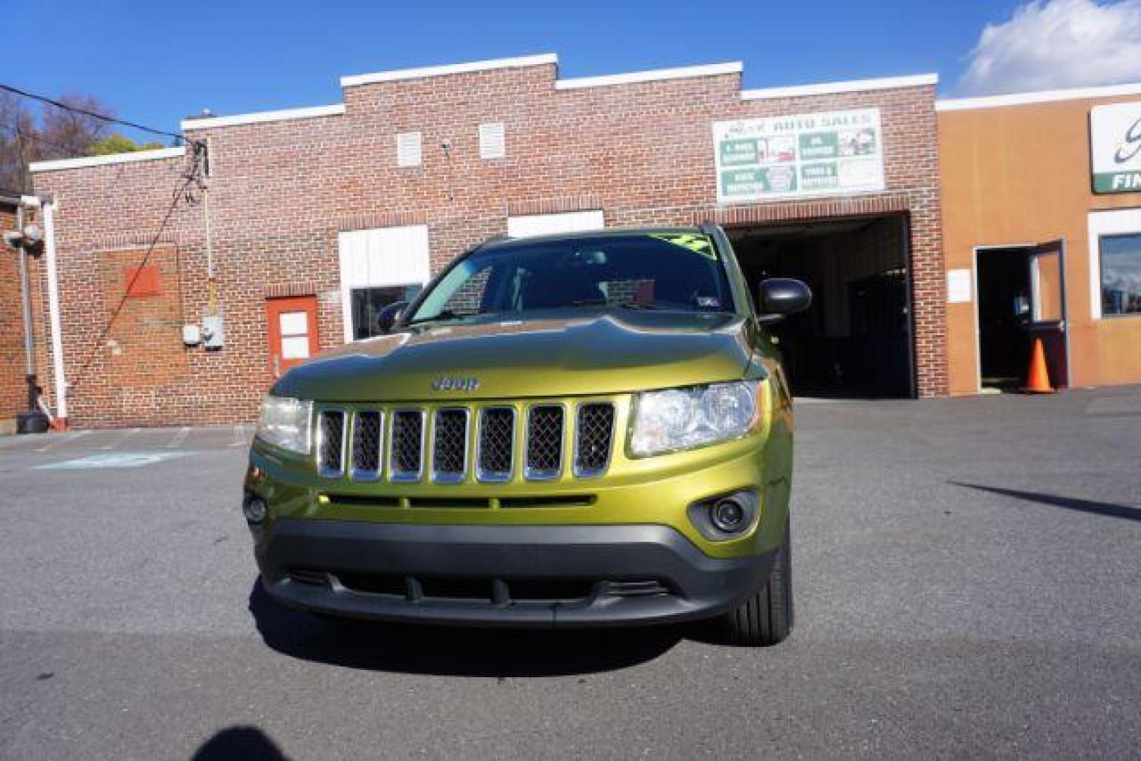 2012 Green lime Jeep Compass Latitude 4WD (1C4NJDEB9CD) with an 2.4L L4 DOHC 16V engine, Continuously Variable Transmission transmission, located at 312 Centre Ave, Schuylkill Haven, PA, 17972, (570) 593-5278, 40.638130, -76.177383 - Photo#3