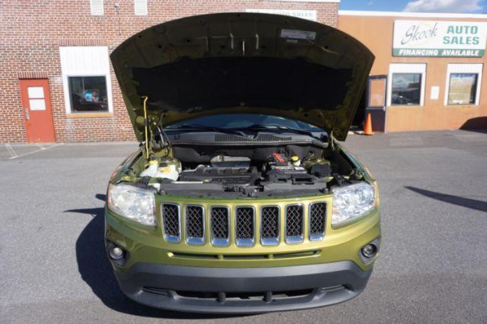 2012 Green lime Jeep Compass Latitude 4WD (1C4NJDEB9CD) with an 2.4L L4 DOHC 16V engine, Continuously Variable Transmission transmission, located at 312 Centre Ave, Schuylkill Haven, PA, 17972, (570) 593-5278, 40.638130, -76.177383 - Photo#56