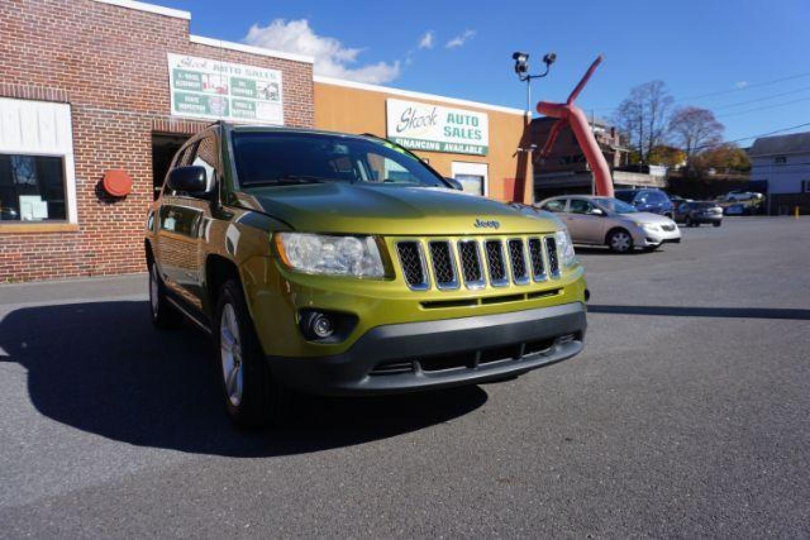 2012 Green lime Jeep Compass Latitude 4WD (1C4NJDEB9CD) with an 2.4L L4 DOHC 16V engine, Continuously Variable Transmission transmission, located at 312 Centre Ave, Schuylkill Haven, PA, 17972, (570) 593-5278, 40.638130, -76.177383 - Photo#6