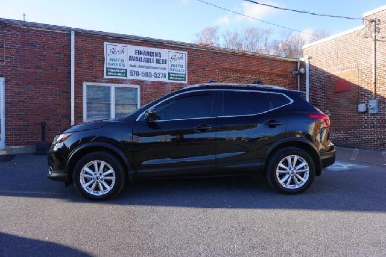 2019 Magnetic Black Pearl /Charcoal, cloth Nissan Rogue Sport SV AWD (JN1BJ1CR8KW) with an 2.0L L4 DOHC 16V engine, Continuously Variable Transmission transmission, located at 312 Centre Ave, Schuylkill Haven, PA, 17972, (570) 593-5278, 40.638130, -76.177383 - adaptive cruise control, fog lights, heated front seats, luggage rack, remote engine starter, technology pkg - Photo#0