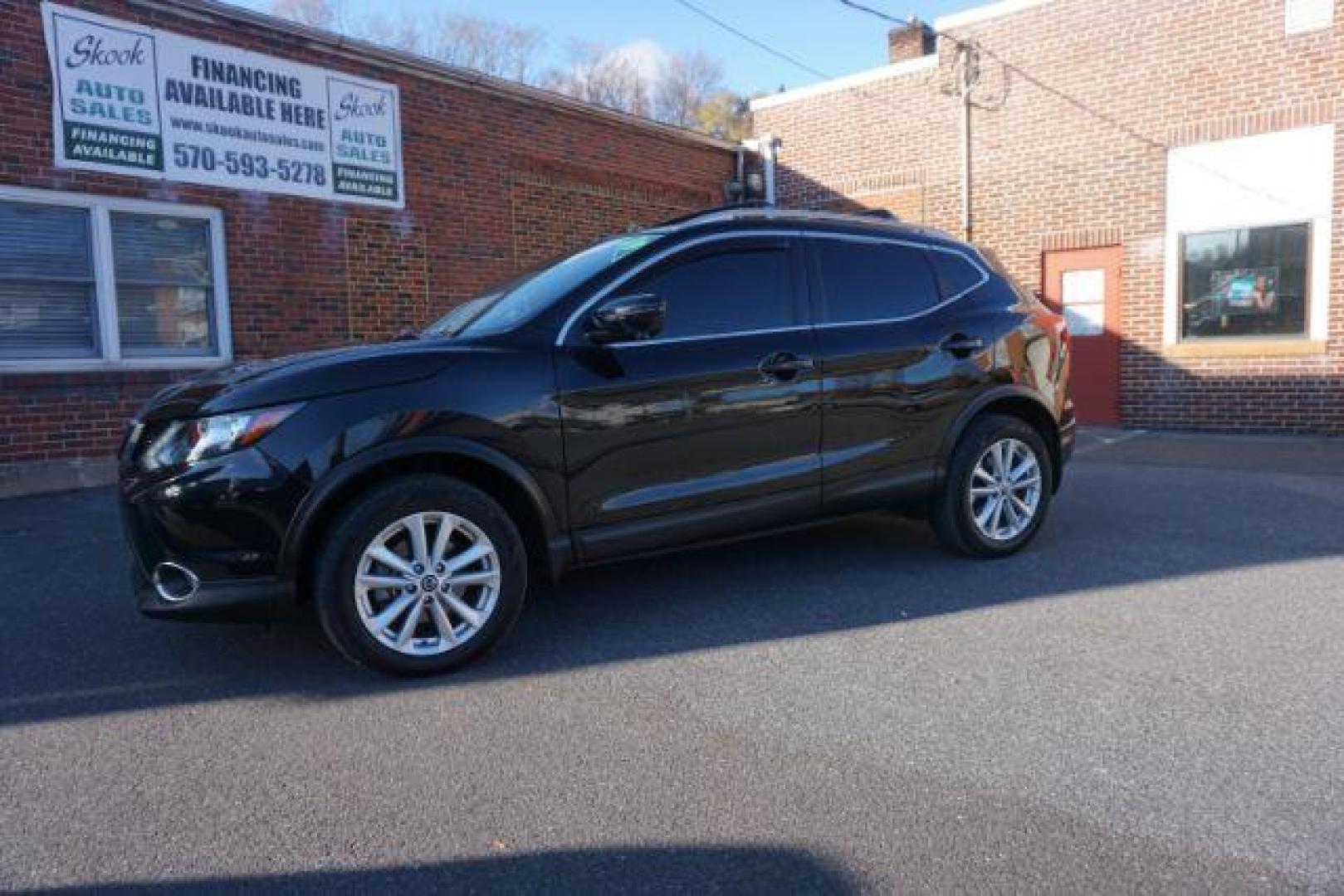 2019 Magnetic Black Pearl /Charcoal, cloth Nissan Rogue Sport SV AWD (JN1BJ1CR8KW) with an 2.0L L4 DOHC 16V engine, Continuously Variable Transmission transmission, located at 312 Centre Ave, Schuylkill Haven, PA, 17972, (570) 593-5278, 40.638130, -76.177383 - adaptive cruise control, fog lights, heated front seats, luggage rack, remote engine starter, technology pkg - Photo#1