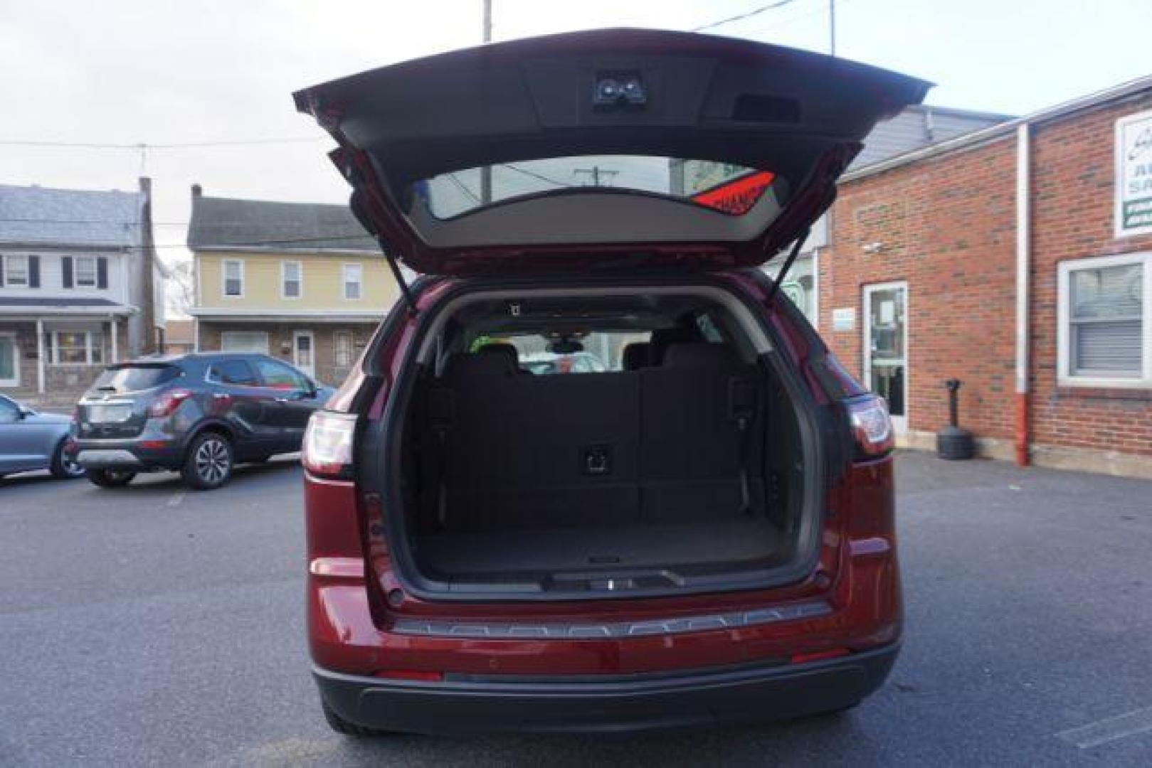 2016 maroon /Ebony / Saddle Up, premium cloth Chevrolet Traverse 1LT AWD (1GNKVGKD4GJ) with an 3.6L V6 DOHC 24V engine, 6-Speed Automatic transmission, located at 312 Centre Ave, Schuylkill Haven, PA, 17972, (570) 593-5278, 40.638130, -76.177383 - automatic climate control, heated front seats, luggage rack, power driver's seat, power sunroof, rear parking sensors, towing pkg. - Photo#45