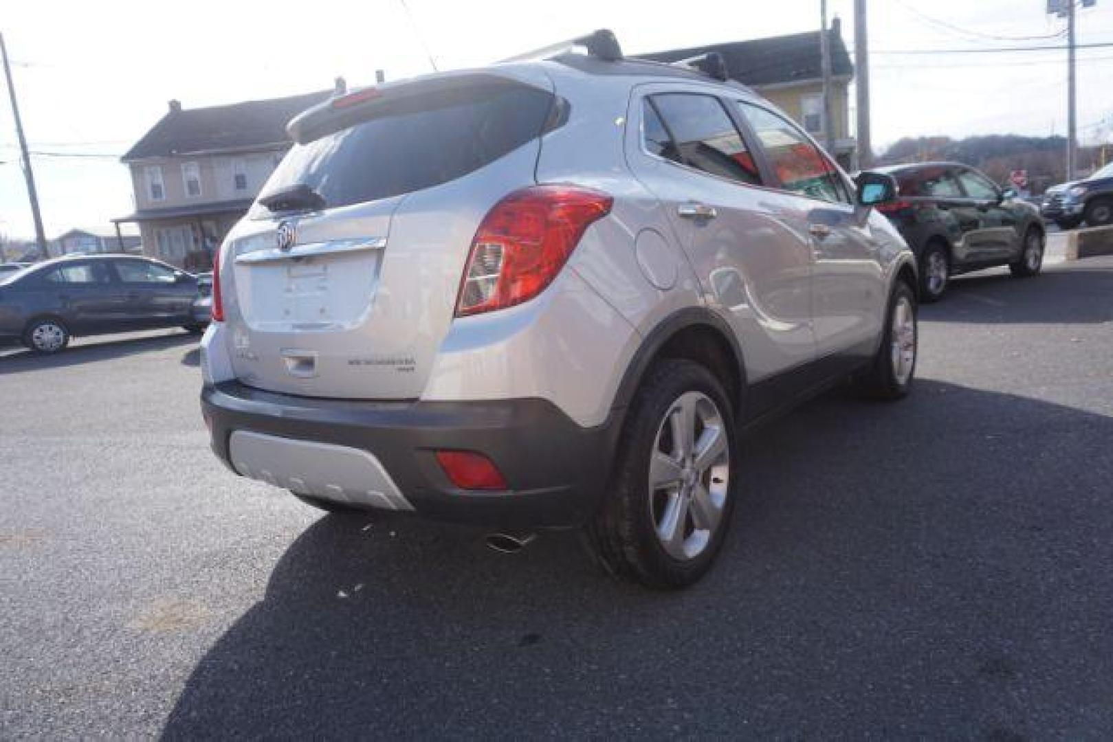 2015 Cocoa Silver Metallic/Dark Cocoa Ash /Ebony, vinyl/cloth Buick Encore Base AWD (KL4CJESB7FB) with an 1.4L L4 DOHC 16V TURBO engine, 6-Speed Automatic transmission, located at 312 Centre Ave, Schuylkill Haven, PA, 17972, (570) 593-5278, 40.638130, -76.177383 - Photo#10