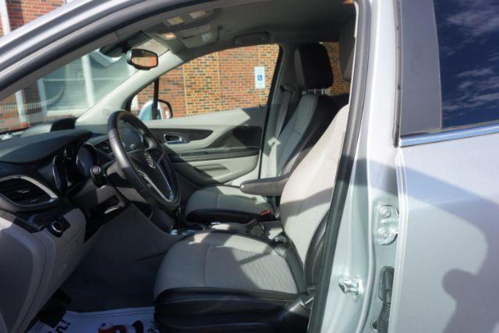 2015 Cocoa Silver Metallic/Dark Cocoa Ash /Ebony, vinyl/cloth Buick Encore Base AWD (KL4CJESB7FB) with an 1.4L L4 DOHC 16V TURBO engine, 6-Speed Automatic transmission, located at 312 Centre Ave, Schuylkill Haven, PA, 17972, (570) 593-5278, 40.638130, -76.177383 - Photo#23