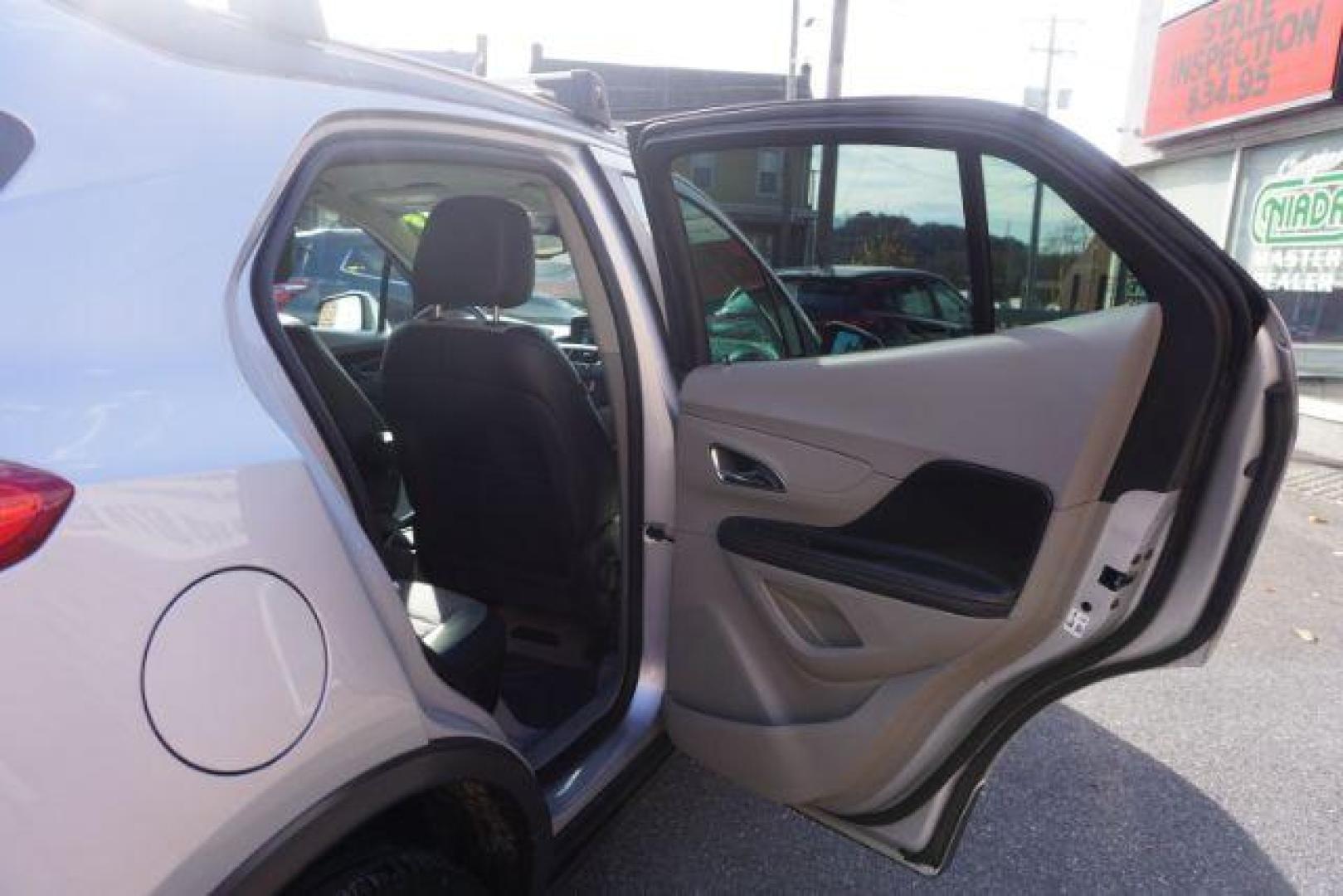 2015 Cocoa Silver Metallic/Dark Cocoa Ash /Ebony, vinyl/cloth Buick Encore Base AWD (KL4CJESB7FB) with an 1.4L L4 DOHC 16V TURBO engine, 6-Speed Automatic transmission, located at 312 Centre Ave, Schuylkill Haven, PA, 17972, (570) 593-5278, 40.638130, -76.177383 - Photo#43