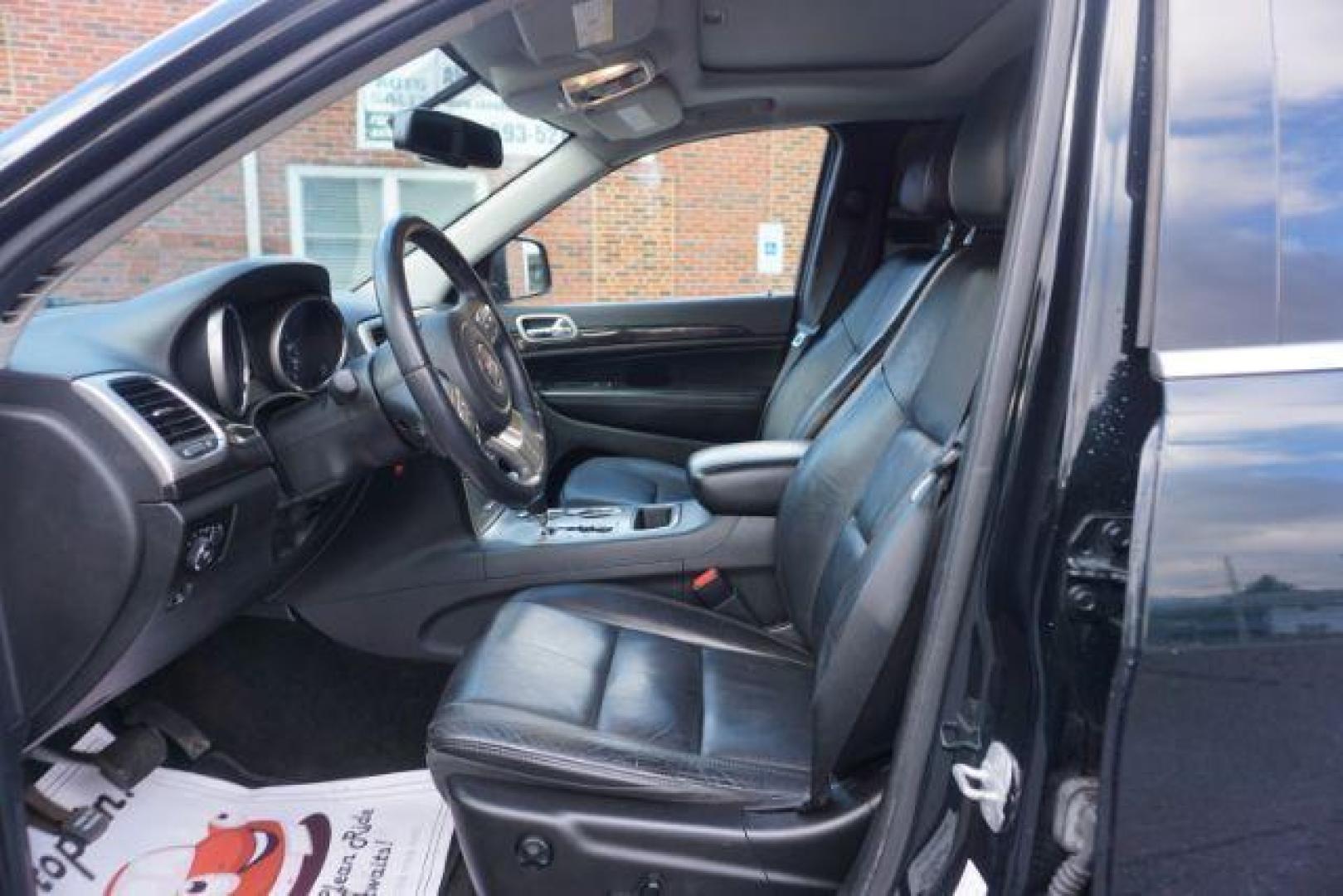 2012 Brilliant Black Crystal Pearl /Black Leather Interior Jeep Grand Cherokee Laredo 4WD (1C4RJFAGXCC) with an 3.6L V6 DOHC 24V engine, 5-Speed Automatic transmission, located at 312 Centre Ave, Schuylkill Haven, PA, 17972, (570) 593-5278, 40.638130, -76.177383 - automatic climate control, back up camera, heated front seats, leather seats, navigation, power liftgate, power sunroof, rear parking sensors - Photo#25