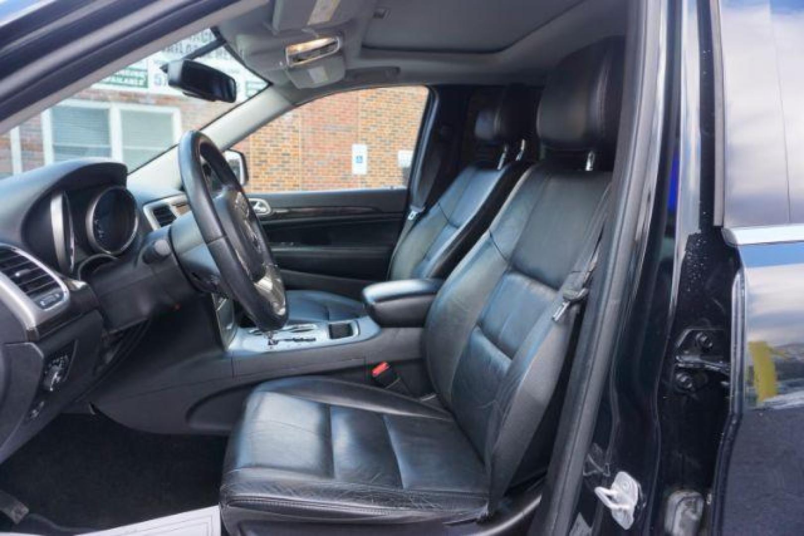 2012 Brilliant Black Crystal Pearl /Black Leather Interior Jeep Grand Cherokee Laredo 4WD (1C4RJFAGXCC) with an 3.6L V6 DOHC 24V engine, 5-Speed Automatic transmission, located at 312 Centre Ave, Schuylkill Haven, PA, 17972, (570) 593-5278, 40.638130, -76.177383 - automatic climate control, back up camera, heated front seats, leather seats, navigation, power liftgate, power sunroof, rear parking sensors - Photo#26