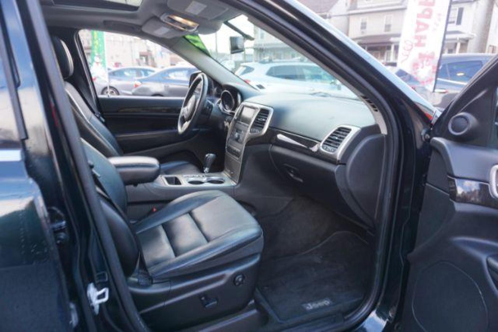 2012 Brilliant Black Crystal Pearl /Black Leather Interior Jeep Grand Cherokee Laredo 4WD (1C4RJFAGXCC) with an 3.6L V6 DOHC 24V engine, 5-Speed Automatic transmission, located at 312 Centre Ave, Schuylkill Haven, PA, 17972, (570) 593-5278, 40.638130, -76.177383 - automatic climate control, back up camera, heated front seats, leather seats, navigation, power liftgate, power sunroof, rear parking sensors - Photo#54