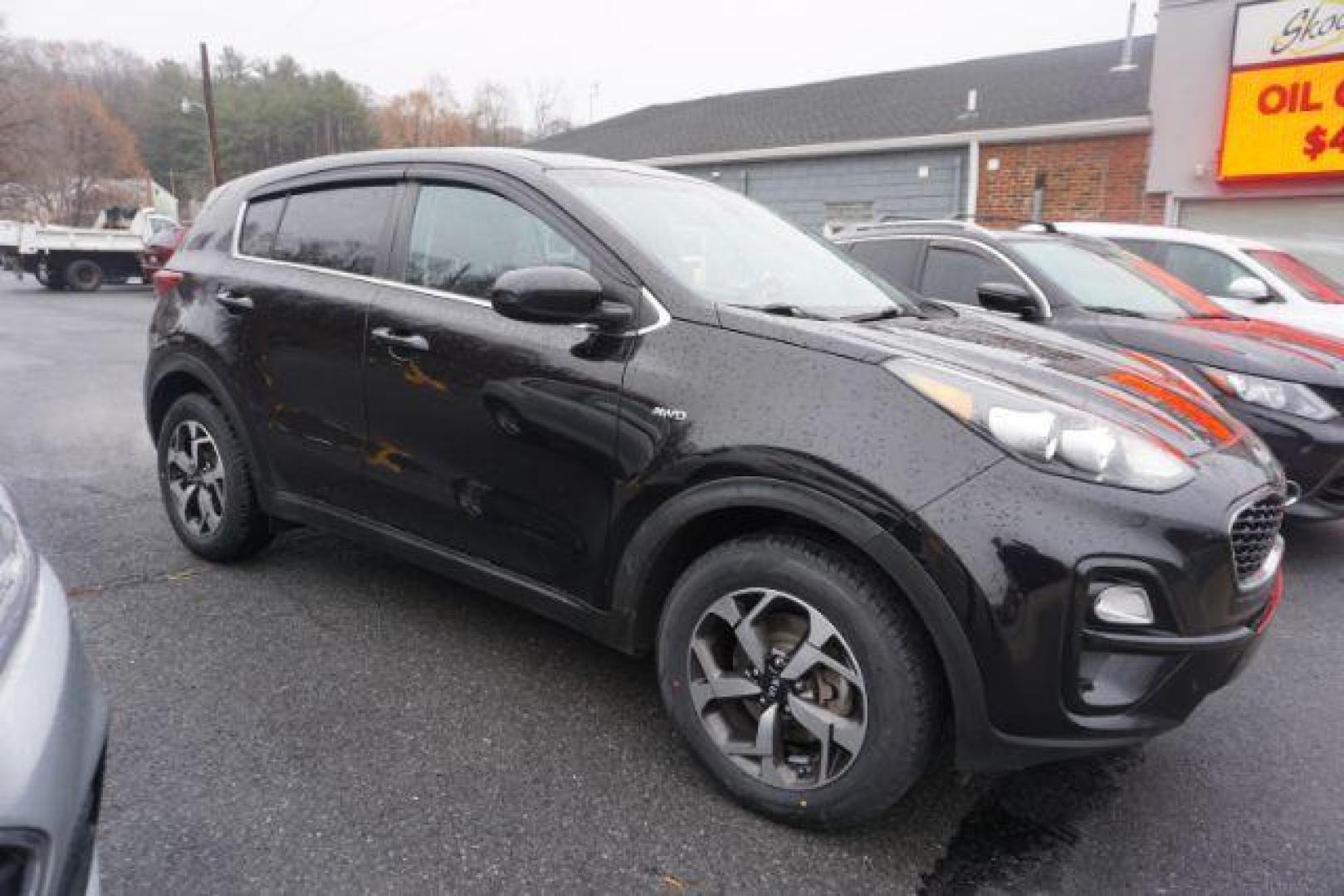 2020 Black Cherry /Black, cloth Kia Sportage LX AWD (KNDPMCAC4L7) with an 2.4L V6 DOHC 24V engine, 6-Speed Automatic transmission, located at 312 Centre Ave, Schuylkill Haven, PA, 17972, (570) 593-5278, 40.638130, -76.177383 - luggage rack - Photo#0