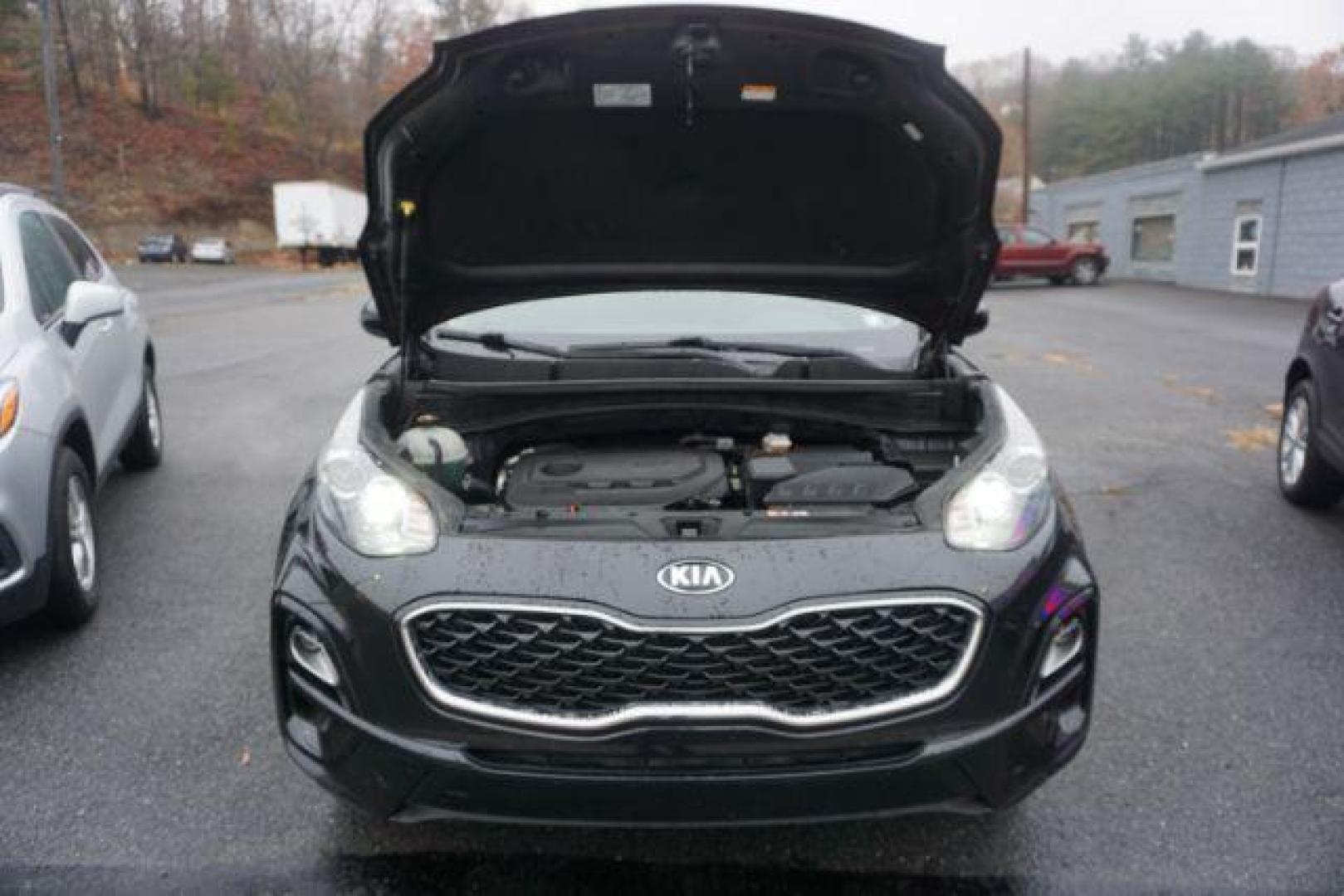 2020 Black Cherry /Black, cloth Kia Sportage LX AWD (KNDPMCAC4L7) with an 2.4L V6 DOHC 24V engine, 6-Speed Automatic transmission, located at 312 Centre Ave, Schuylkill Haven, PA, 17972, (570) 593-5278, 40.638130, -76.177383 - luggage rack - Photo#56