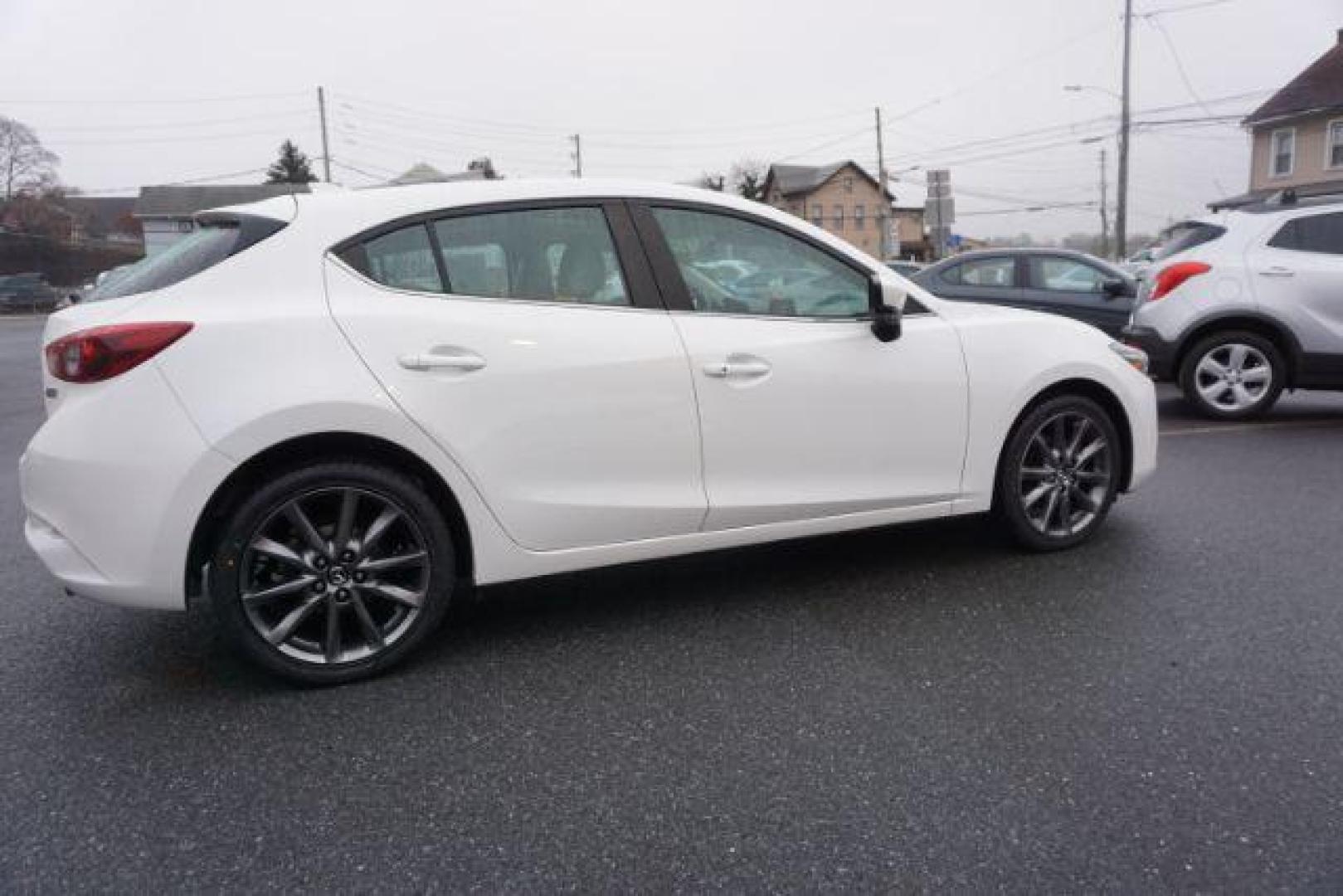 2018 Snowflake White Pearl Mica /beige Mazda MAZDA3 s Grand Touring AT 5-Door (3MZBN1M32JM) with an 2.5L L4 DOHC 16V engine, 6-Speed Automatic transmission, located at 312 Centre Ave, Schuylkill Haven, PA, 17972, (570) 593-5278, 40.638130, -76.177383 - adaptive cruise control, navigation system, rear parking sensors - Photo#10