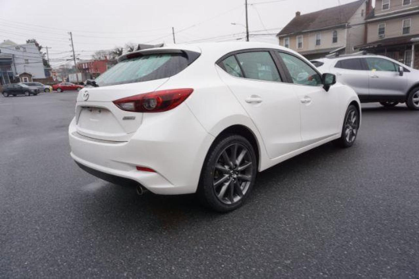 2018 Snowflake White Pearl Mica /beige Mazda MAZDA3 s Grand Touring AT 5-Door (3MZBN1M32JM) with an 2.5L L4 DOHC 16V engine, 6-Speed Automatic transmission, located at 312 Centre Ave, Schuylkill Haven, PA, 17972, (570) 593-5278, 40.638130, -76.177383 - adaptive cruise control, navigation system, rear parking sensors - Photo#11