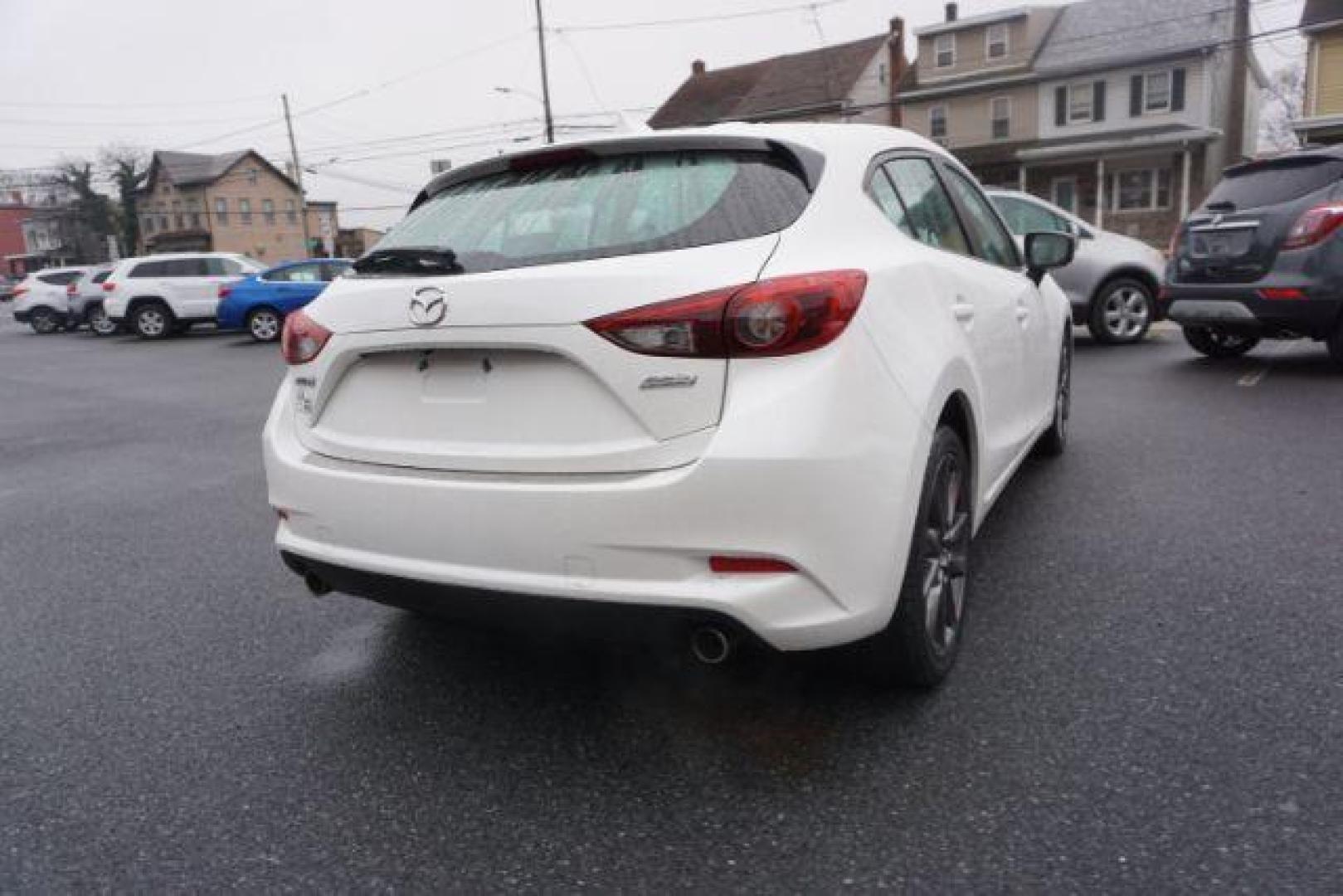 2018 Snowflake White Pearl Mica /beige Mazda MAZDA3 s Grand Touring AT 5-Door (3MZBN1M32JM) with an 2.5L L4 DOHC 16V engine, 6-Speed Automatic transmission, located at 312 Centre Ave, Schuylkill Haven, PA, 17972, (570) 593-5278, 40.638130, -76.177383 - adaptive cruise control, navigation system, rear parking sensors - Photo#12