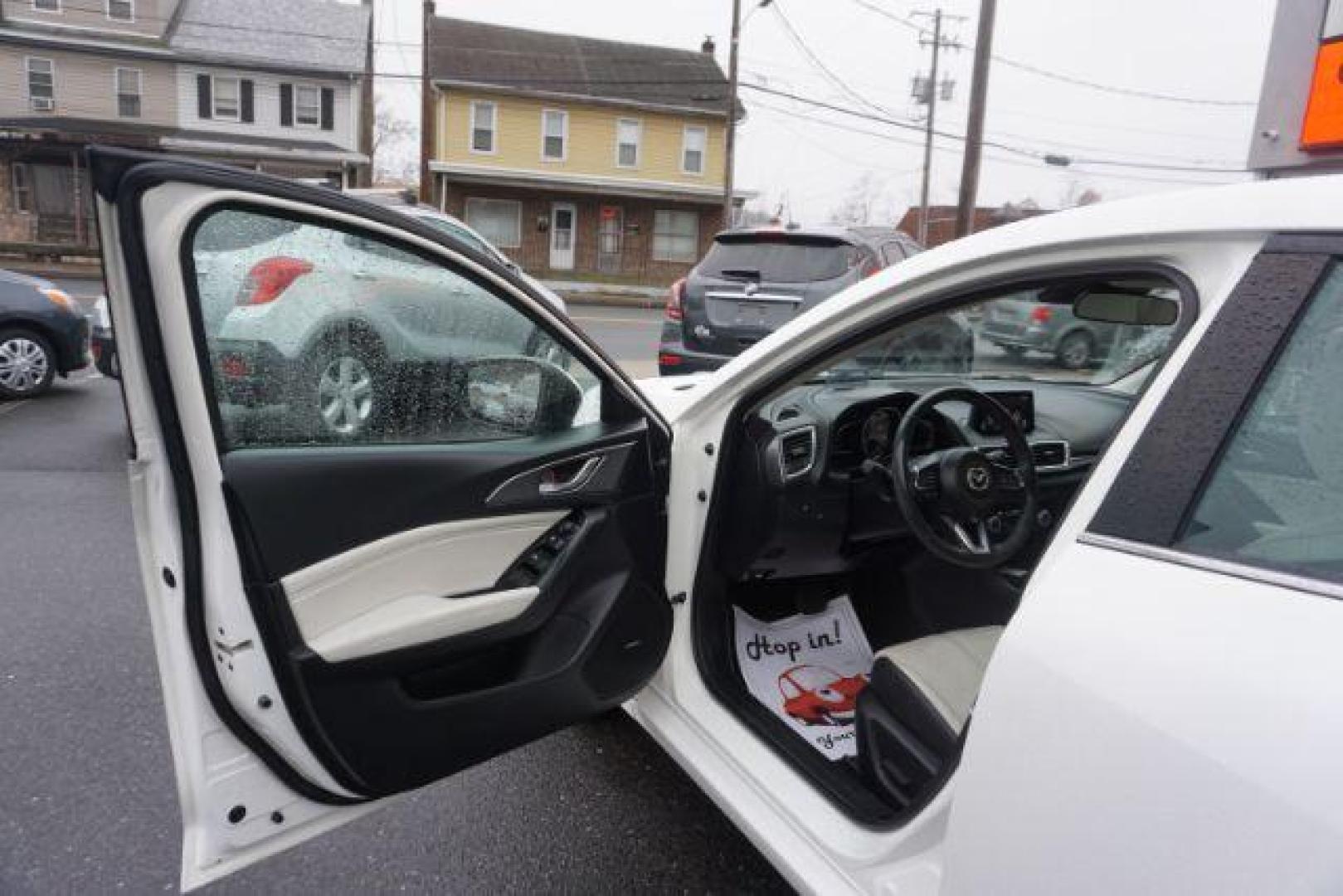 2018 Snowflake White Pearl Mica /beige Mazda MAZDA3 s Grand Touring AT 5-Door (3MZBN1M32JM) with an 2.5L L4 DOHC 16V engine, 6-Speed Automatic transmission, located at 312 Centre Ave, Schuylkill Haven, PA, 17972, (570) 593-5278, 40.638130, -76.177383 - adaptive cruise control, navigation system, rear parking sensors - Photo#20