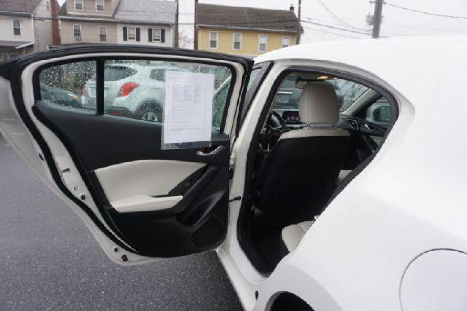 2018 Snowflake White Pearl Mica /beige Mazda MAZDA3 s Grand Touring AT 5-Door (3MZBN1M32JM) with an 2.5L L4 DOHC 16V engine, 6-Speed Automatic transmission, located at 312 Centre Ave, Schuylkill Haven, PA, 17972, (570) 593-5278, 40.638130, -76.177383 - adaptive cruise control, navigation system, rear parking sensors - Photo#34