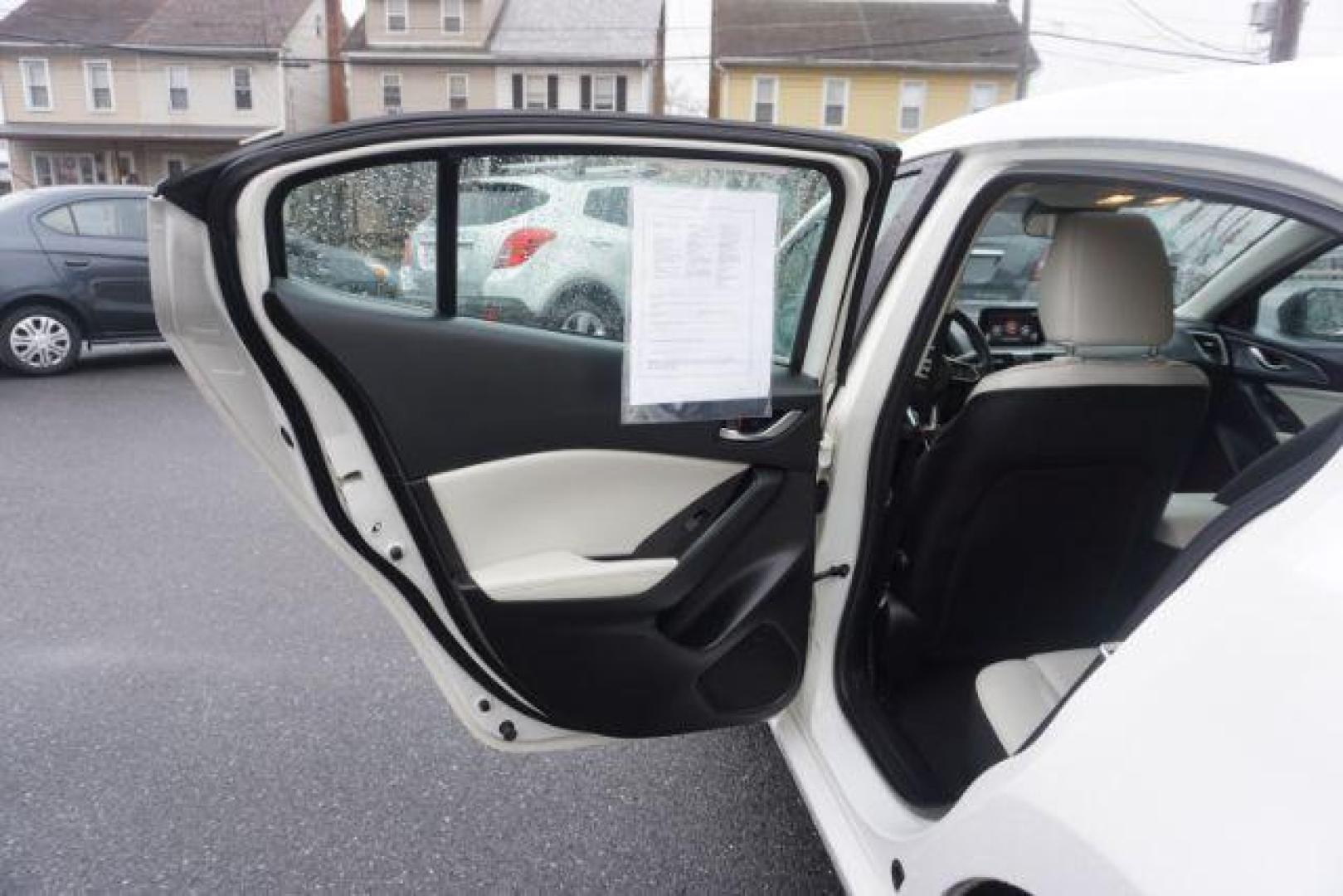 2018 Snowflake White Pearl Mica /beige Mazda MAZDA3 s Grand Touring AT 5-Door (3MZBN1M32JM) with an 2.5L L4 DOHC 16V engine, 6-Speed Automatic transmission, located at 312 Centre Ave, Schuylkill Haven, PA, 17972, (570) 593-5278, 40.638130, -76.177383 - adaptive cruise control, navigation system, rear parking sensors - Photo#35