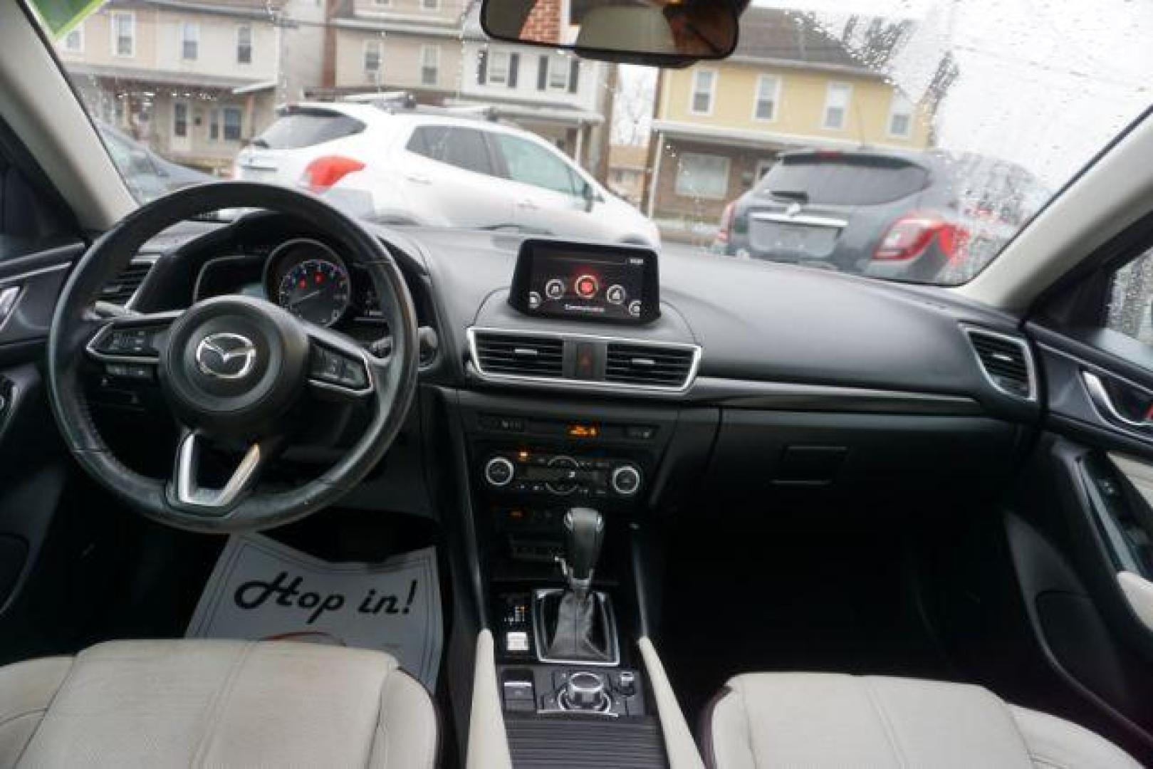 2018 Snowflake White Pearl Mica /beige Mazda MAZDA3 s Grand Touring AT 5-Door (3MZBN1M32JM) with an 2.5L L4 DOHC 16V engine, 6-Speed Automatic transmission, located at 312 Centre Ave, Schuylkill Haven, PA, 17972, (570) 593-5278, 40.638130, -76.177383 - adaptive cruise control, navigation system, rear parking sensors - Photo#43