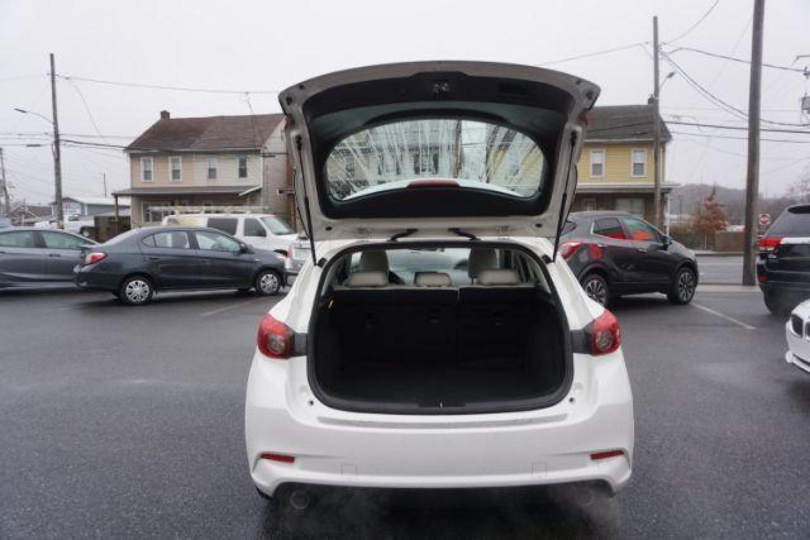 2018 Snowflake White Pearl Mica /beige Mazda MAZDA3 s Grand Touring AT 5-Door (3MZBN1M32JM) with an 2.5L L4 DOHC 16V engine, 6-Speed Automatic transmission, located at 312 Centre Ave, Schuylkill Haven, PA, 17972, (570) 593-5278, 40.638130, -76.177383 - adaptive cruise control, navigation system, rear parking sensors - Photo#46