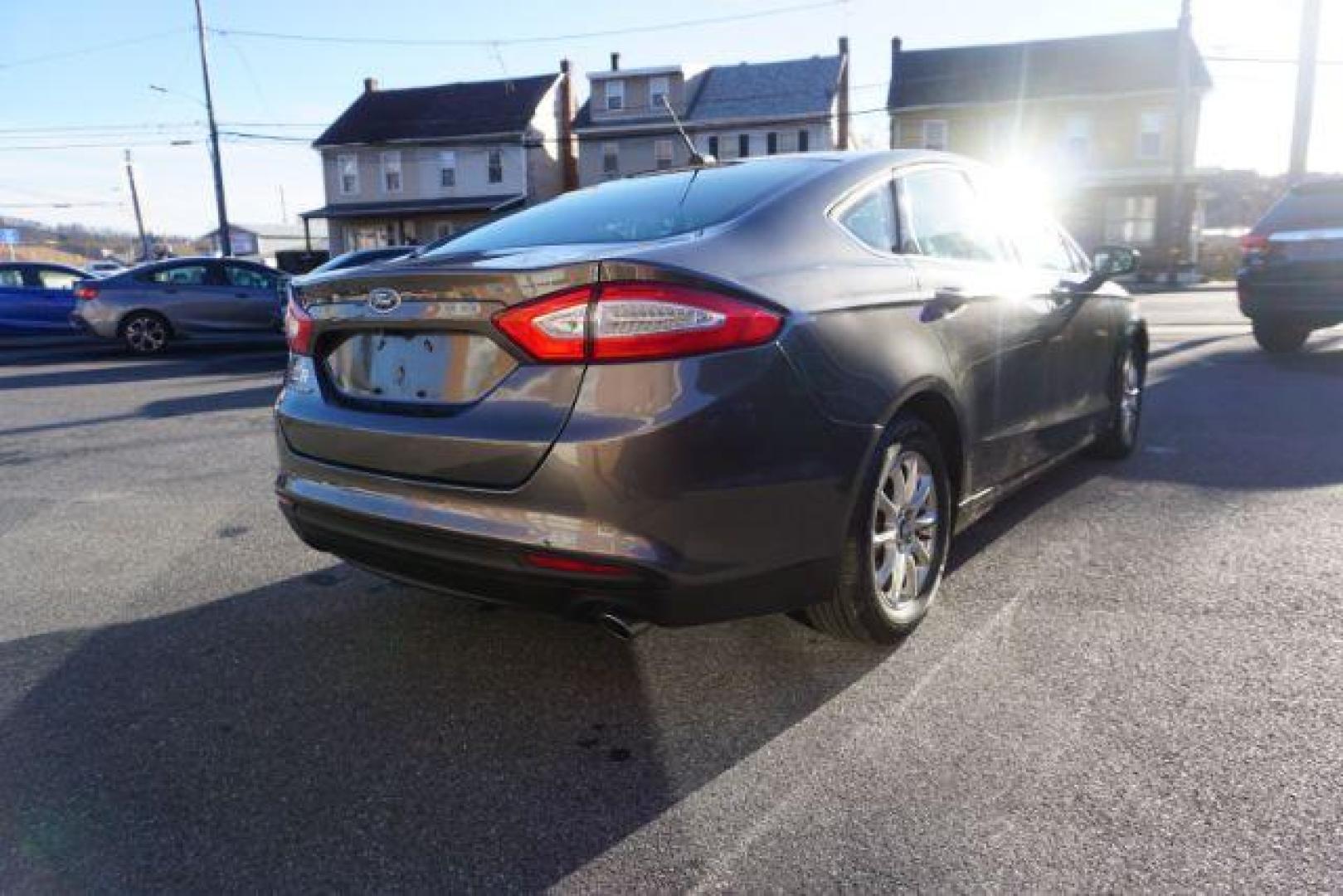 2015 Magnetic /Earth Gray Ford Fusion S (3FA6P0G73FR) with an 2.5L L4 DOHC 16V engine, 6-Speed Automatic transmission, located at 312 Centre Ave, Schuylkill Haven, PA, 17972, (570) 593-5278, 40.638130, -76.177383 - Photo#10