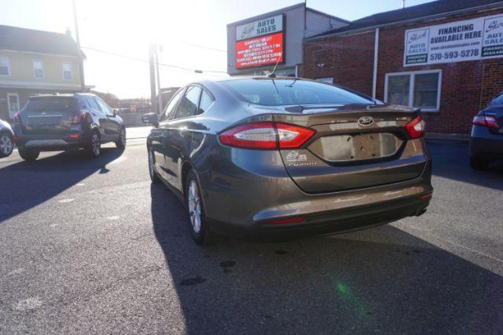 2015 Magnetic /Earth Gray Ford Fusion S (3FA6P0G73FR) with an 2.5L L4 DOHC 16V engine, 6-Speed Automatic transmission, located at 312 Centre Ave, Schuylkill Haven, PA, 17972, (570) 593-5278, 40.638130, -76.177383 - Photo#13