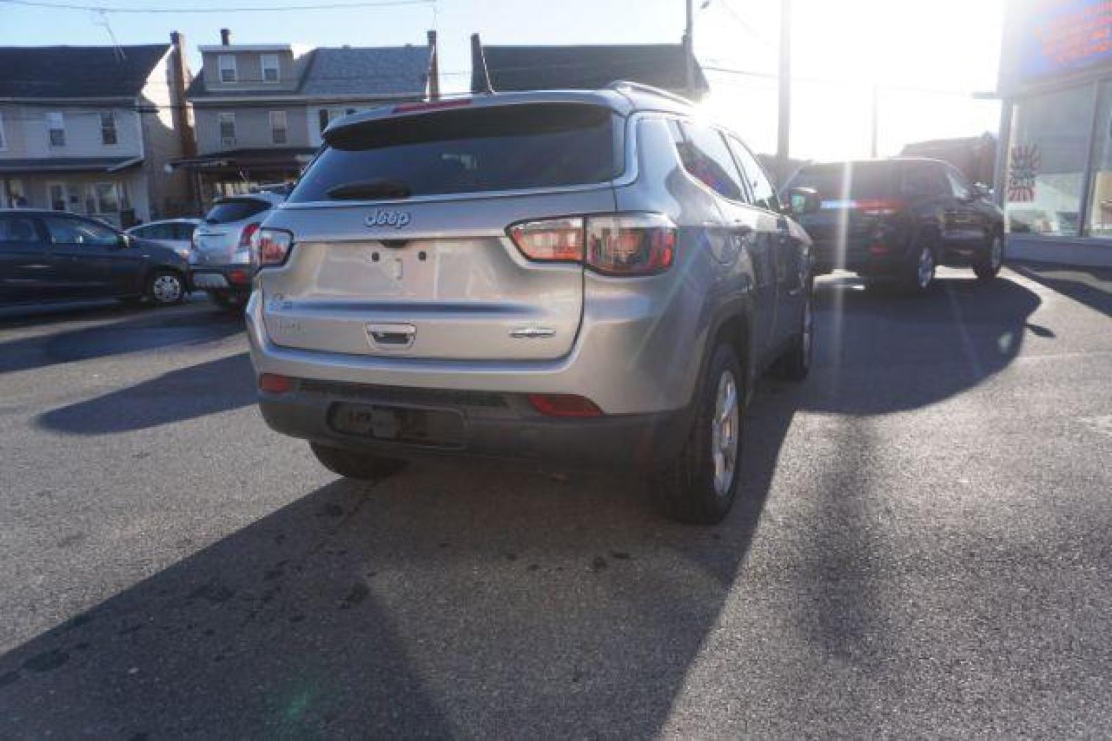 2018 Billet Silver Metallic Clear Coat/Black Clear Coat /leather Jeep Compass Latitude 4WD (3C4NJDBB8JT) with an 2.4L L4 DOHC 16V engine, located at 312 Centre Ave, Schuylkill Haven, PA, 17972, (570) 593-5278, 40.638130, -76.177383 - COLLISION AVOIDANCE SYSTEM, HID HEADLAMPS, LANE DEPARTURE WARNING, LUGGAGE RACK, POWER LIFTGATE, TOWING PKG - Photo#13