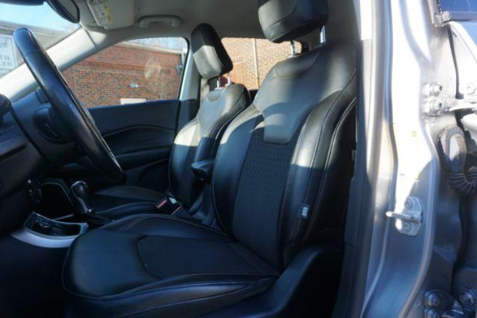 2018 Billet Silver Metallic Clear Coat/Black Clear Coat /leather Jeep Compass Latitude 4WD (3C4NJDBB8JT) with an 2.4L L4 DOHC 16V engine, located at 312 Centre Ave, Schuylkill Haven, PA, 17972, (570) 593-5278, 40.638130, -76.177383 - COLLISION AVOIDANCE SYSTEM, HID HEADLAMPS, LANE DEPARTURE WARNING, LUGGAGE RACK, POWER LIFTGATE, TOWING PKG - Photo#28