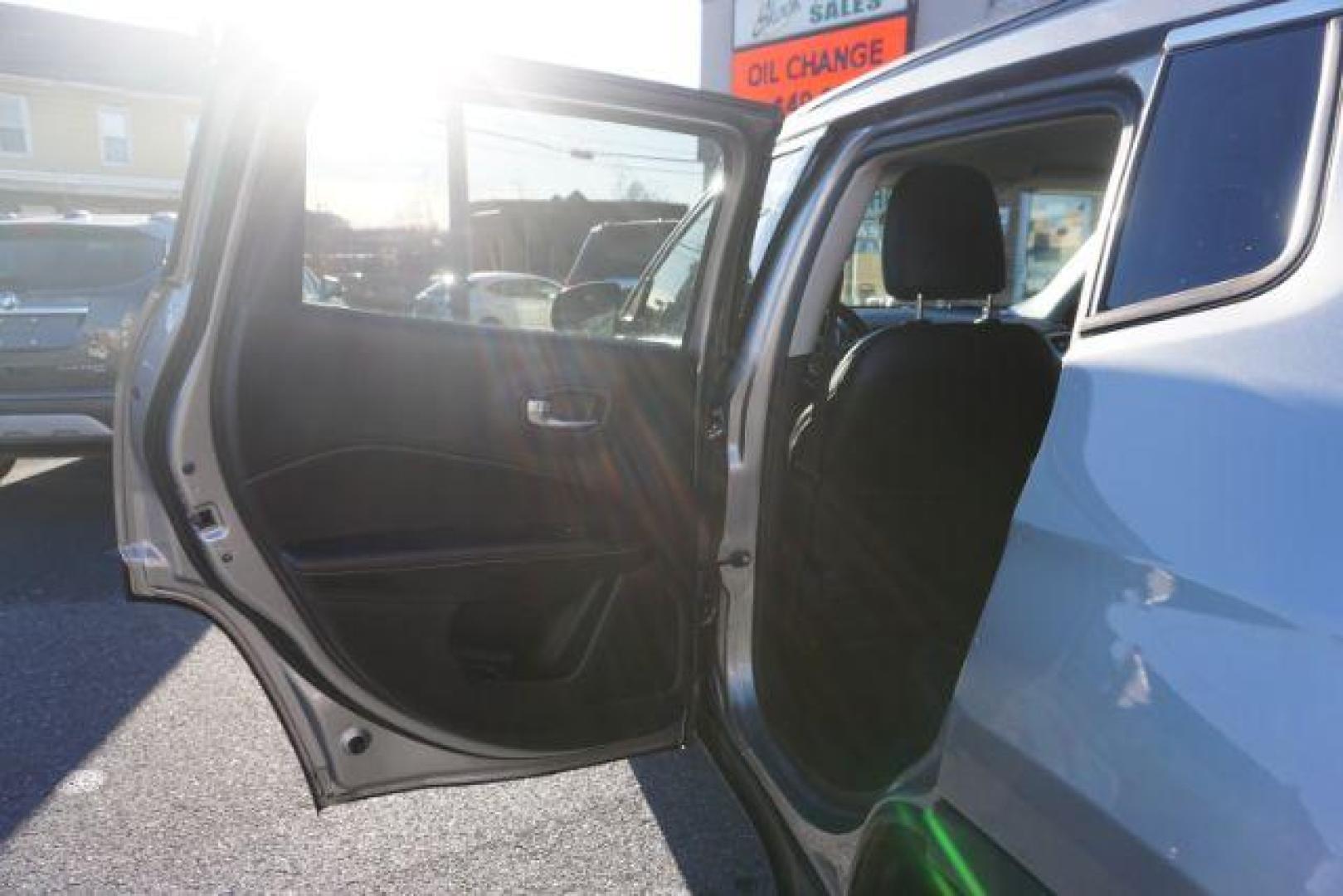 2018 Billet Silver Metallic Clear Coat/Black Clear Coat /leather Jeep Compass Latitude 4WD (3C4NJDBB8JT) with an 2.4L L4 DOHC 16V engine, located at 312 Centre Ave, Schuylkill Haven, PA, 17972, (570) 593-5278, 40.638130, -76.177383 - COLLISION AVOIDANCE SYSTEM, HID HEADLAMPS, LANE DEPARTURE WARNING, LUGGAGE RACK, POWER LIFTGATE, TOWING PKG - Photo#39