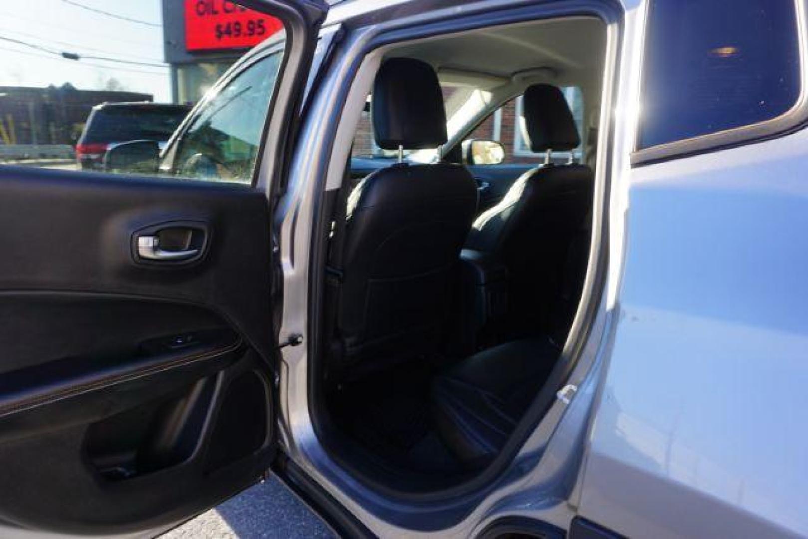 2018 Billet Silver Metallic Clear Coat/Black Clear Coat /leather Jeep Compass Latitude 4WD (3C4NJDBB8JT) with an 2.4L L4 DOHC 16V engine, located at 312 Centre Ave, Schuylkill Haven, PA, 17972, (570) 593-5278, 40.638130, -76.177383 - COLLISION AVOIDANCE SYSTEM, HID HEADLAMPS, LANE DEPARTURE WARNING, LUGGAGE RACK, POWER LIFTGATE, TOWING PKG - Photo#41