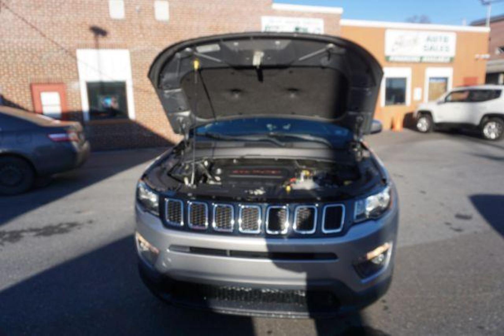 2018 Billet Silver Metallic Clear Coat/Black Clear Coat /leather Jeep Compass Latitude 4WD (3C4NJDBB8JT) with an 2.4L L4 DOHC 16V engine, located at 312 Centre Ave, Schuylkill Haven, PA, 17972, (570) 593-5278, 40.638130, -76.177383 - COLLISION AVOIDANCE SYSTEM, HID HEADLAMPS, LANE DEPARTURE WARNING, LUGGAGE RACK, POWER LIFTGATE, TOWING PKG - Photo#64