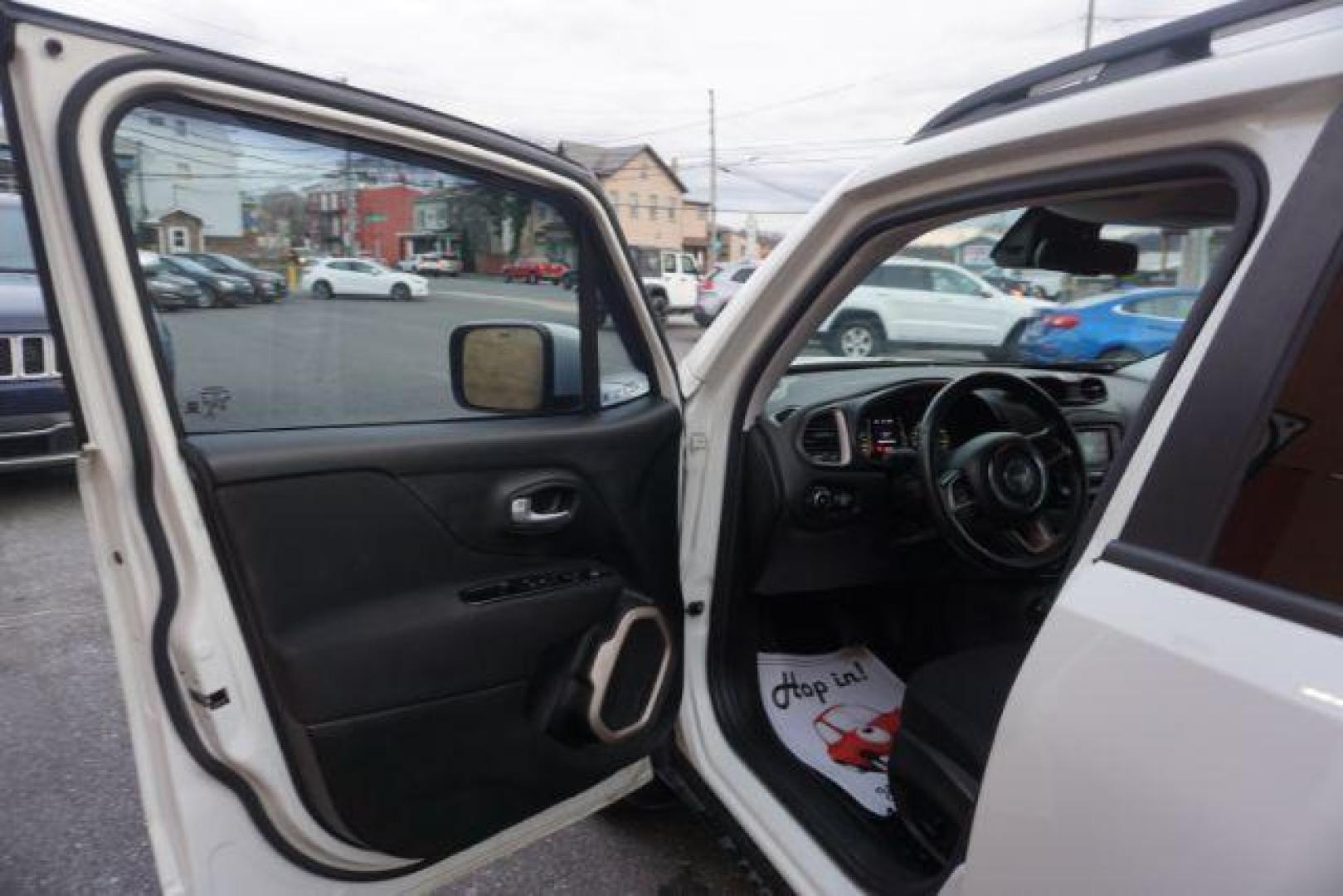 2016 Alpine White /Black, cloth Jeep Renegade Latitude 4WD (ZACCJBBT9GP) with an 2.4L L4 DOHC 16V engine, 6-Speed Manual transmission, located at 312 Centre Ave, Schuylkill Haven, PA, 17972, (570) 593-5278, 40.638130, -76.177383 - bluetooth connection, luggage rack, passive keyless entry, remote engine starter, - Photo#22