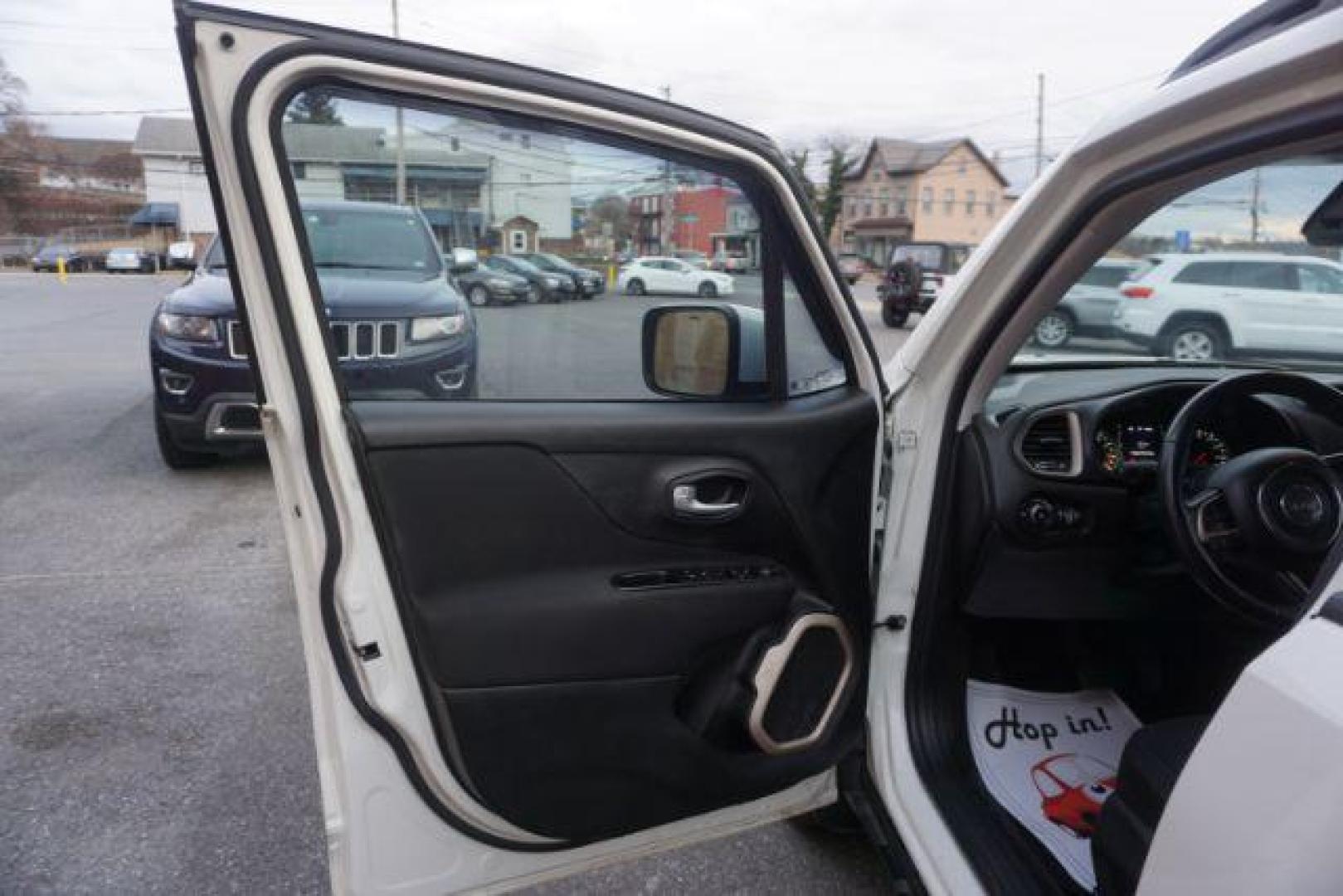 2016 Alpine White /Black, cloth Jeep Renegade Latitude 4WD (ZACCJBBT9GP) with an 2.4L L4 DOHC 16V engine, 6-Speed Manual transmission, located at 312 Centre Ave, Schuylkill Haven, PA, 17972, (570) 593-5278, 40.638130, -76.177383 - bluetooth connection, luggage rack, passive keyless entry, remote engine starter, - Photo#23