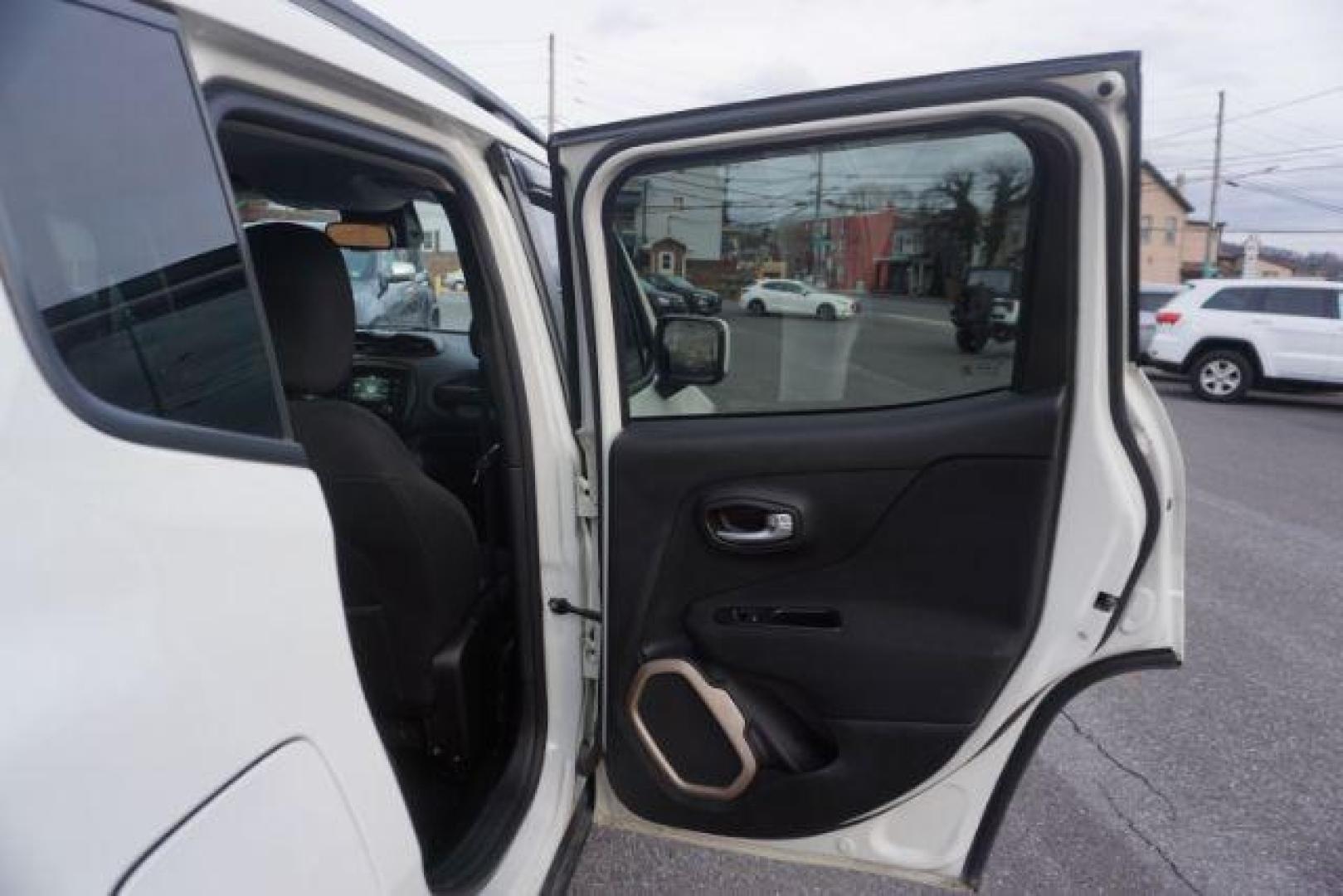 2016 Alpine White /Black, cloth Jeep Renegade Latitude 4WD (ZACCJBBT9GP) with an 2.4L L4 DOHC 16V engine, 6-Speed Manual transmission, located at 312 Centre Ave, Schuylkill Haven, PA, 17972, (570) 593-5278, 40.638130, -76.177383 - bluetooth connection, luggage rack, passive keyless entry, remote engine starter, - Photo#47