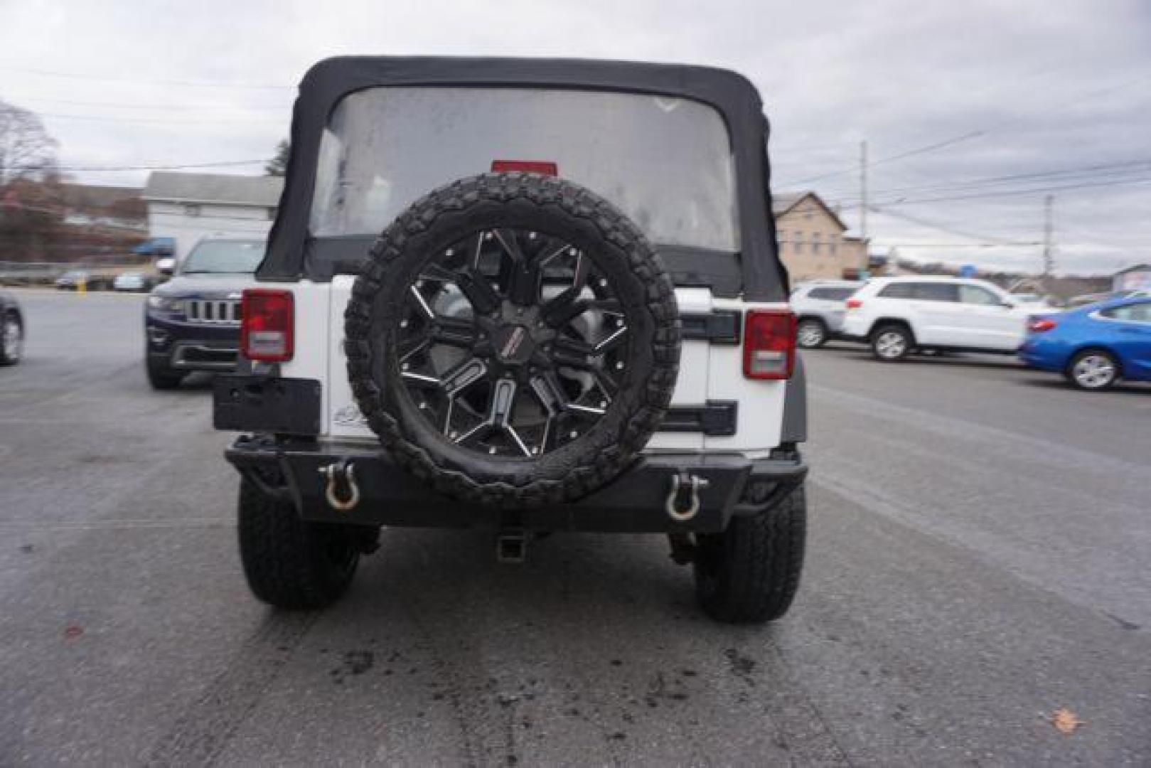 2016 Bright White Clear Coat /Black, cloth Jeep Wrangler Unlimited Sport 4WD (1C4BJWDG3GL) with an 3.6L V6 DOHC 24V FFV engine, located at 312 Centre Ave, Schuylkill Haven, PA, 17972, (570) 593-5278, 40.638130, -76.177383 - Photo#11