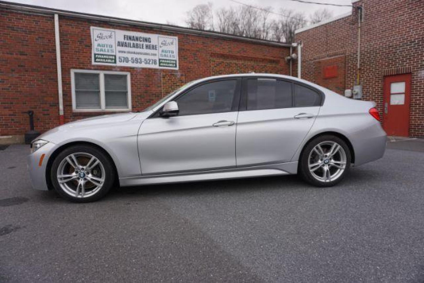 2014 Glacier Silver Metallic /black BMW M-Sport 328i Sedan (WBA3A5C54EP) with an 2.0L L4 DOHC 16V engine, 8-Speed Automatic transmission, located at 312 Centre Ave, Schuylkill Haven, PA, 17972, (570) 593-5278, 40.638130, -76.177383 - 3 Series Sport Pkg, Adaptive cruise control, back up camera, blind spot monitor, collision avoidance system, HID headlamps, navigation system, rear parking sensors - Photo#0