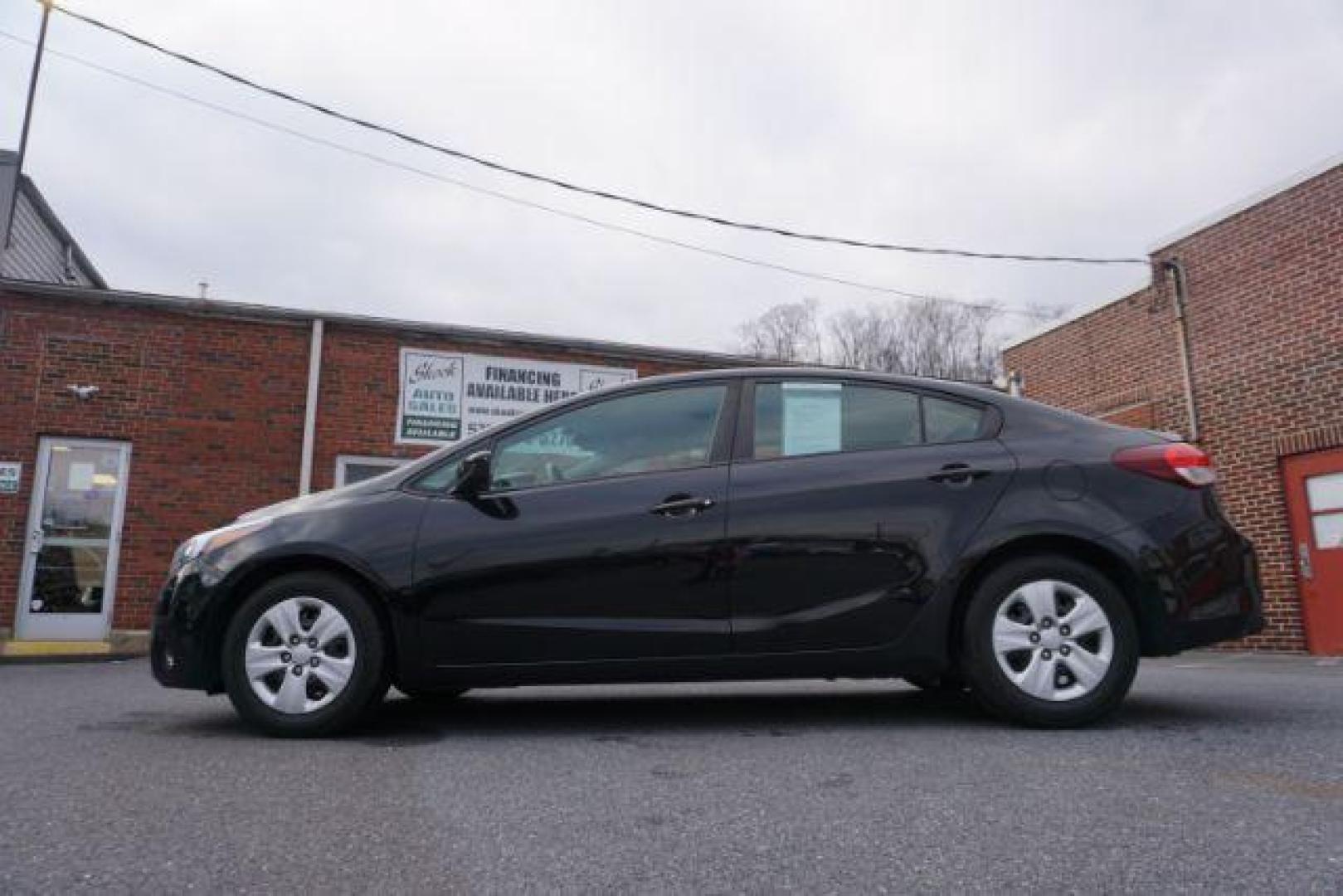 2017 Aurora Black /Black, cloth Kia Forte LX 6A (3KPFK4A75HE) with an 2.0L L4 DOHC 16V engine, 6-Speed Automatic transmission, located at 312 Centre Ave, Schuylkill Haven, PA, 17972, (570) 593-5278, 40.638130, -76.177383 - Photo#21