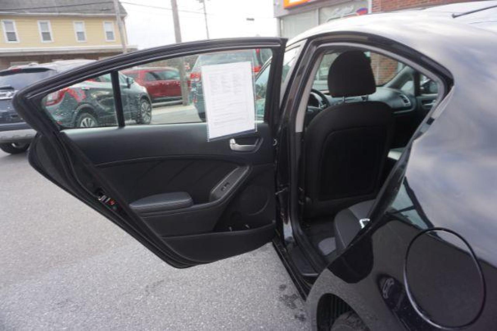 2017 Aurora Black /Black, cloth Kia Forte LX 6A (3KPFK4A75HE) with an 2.0L L4 DOHC 16V engine, 6-Speed Automatic transmission, located at 312 Centre Ave, Schuylkill Haven, PA, 17972, (570) 593-5278, 40.638130, -76.177383 - Photo#35