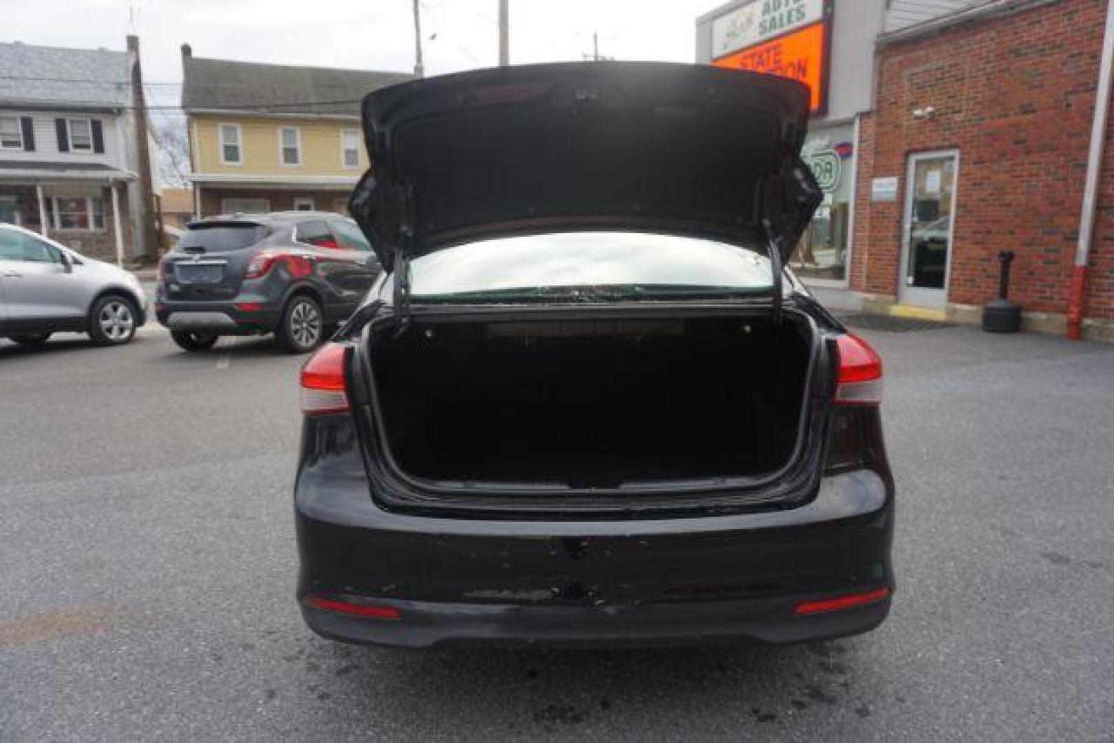 2017 Aurora Black /Black, cloth Kia Forte LX 6A (3KPFK4A75HE) with an 2.0L L4 DOHC 16V engine, 6-Speed Automatic transmission, located at 312 Centre Ave, Schuylkill Haven, PA, 17972, (570) 593-5278, 40.638130, -76.177383 - Photo#46