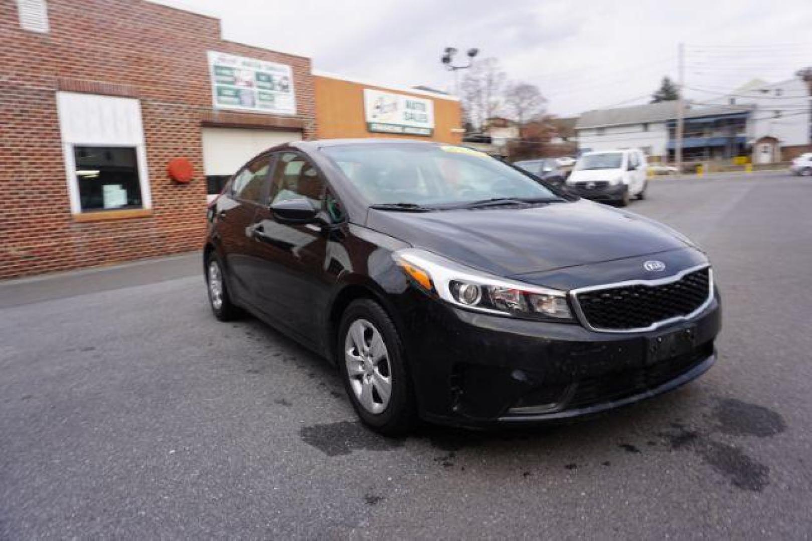 2017 Aurora Black /Black, cloth Kia Forte LX 6A (3KPFK4A75HE) with an 2.0L L4 DOHC 16V engine, 6-Speed Automatic transmission, located at 312 Centre Ave, Schuylkill Haven, PA, 17972, (570) 593-5278, 40.638130, -76.177383 - Photo#7