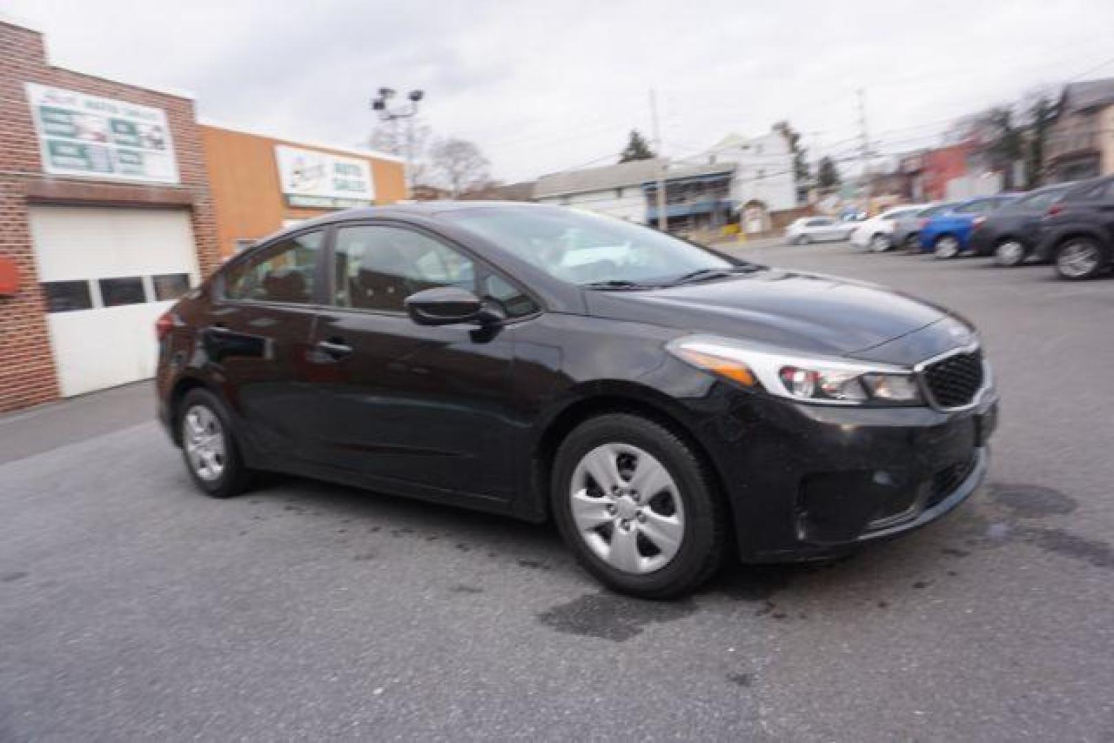 2017 Aurora Black /Black, cloth Kia Forte LX 6A (3KPFK4A75HE) with an 2.0L L4 DOHC 16V engine, 6-Speed Automatic transmission, located at 312 Centre Ave, Schuylkill Haven, PA, 17972, (570) 593-5278, 40.638130, -76.177383 - Photo#8